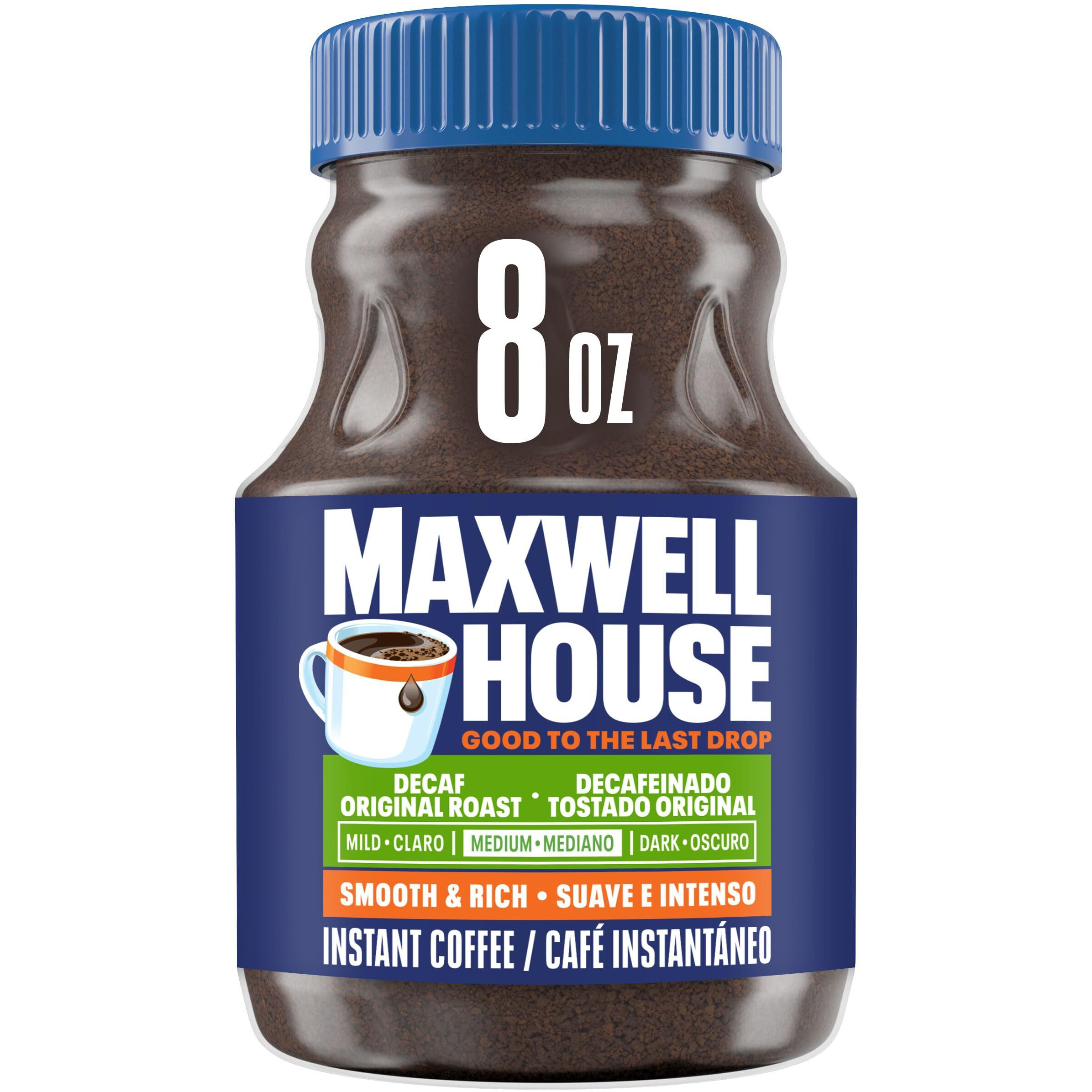 Maxwell House The Original Roast Decaf Instant Coffee (8 Oz Jar)