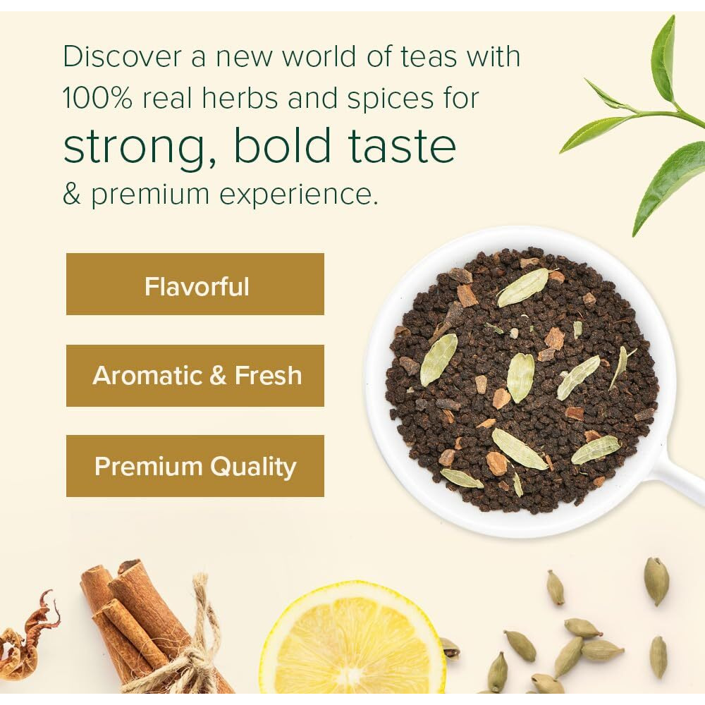 Vahdam, Assorted Loose Leaf Tea Sampler (10 Teas, 50 Servings) Non-Gmo, Gluten Free | Whole Loose Leaf Tea Sampler | Tea Variety Pack | Tea Gift Set | Gifts For Women & Men