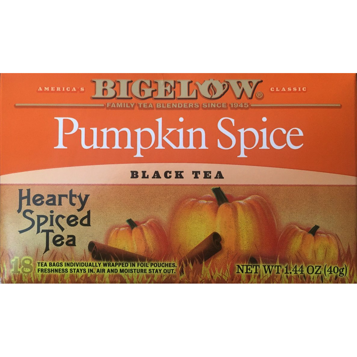 Bigelow Tea Pumpkin Spice, 1.44 Oz
