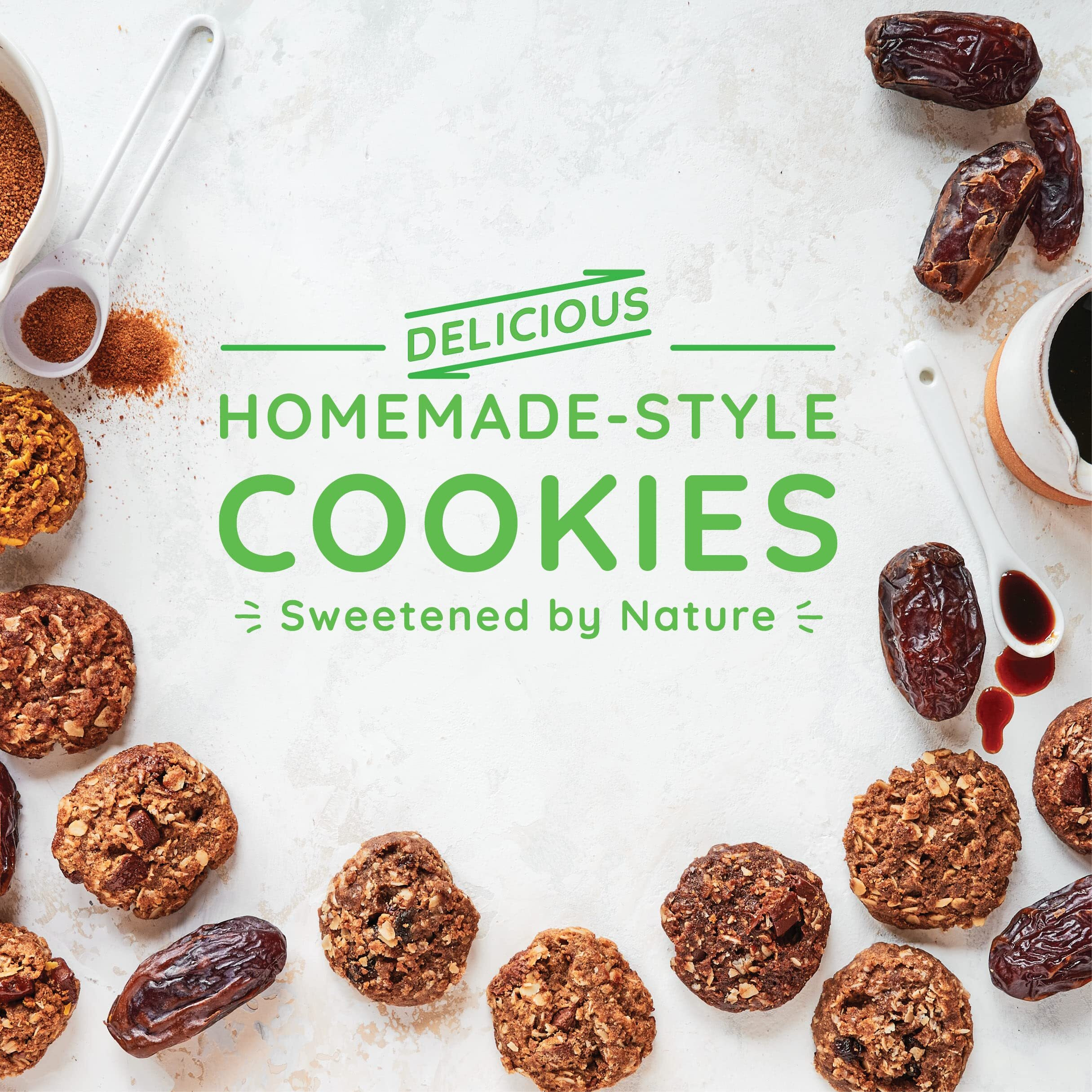 Maxine's Heavenly Cookie Variety Pack W/Chocolate Chip & Oatmeal Cookies | Healthy Gluten Free Cookies Sweetened With Coconut Sugar And Dates | Vegan, Dairy Free, Low Sugar | 7.2 Ounces Each (4 Pack)