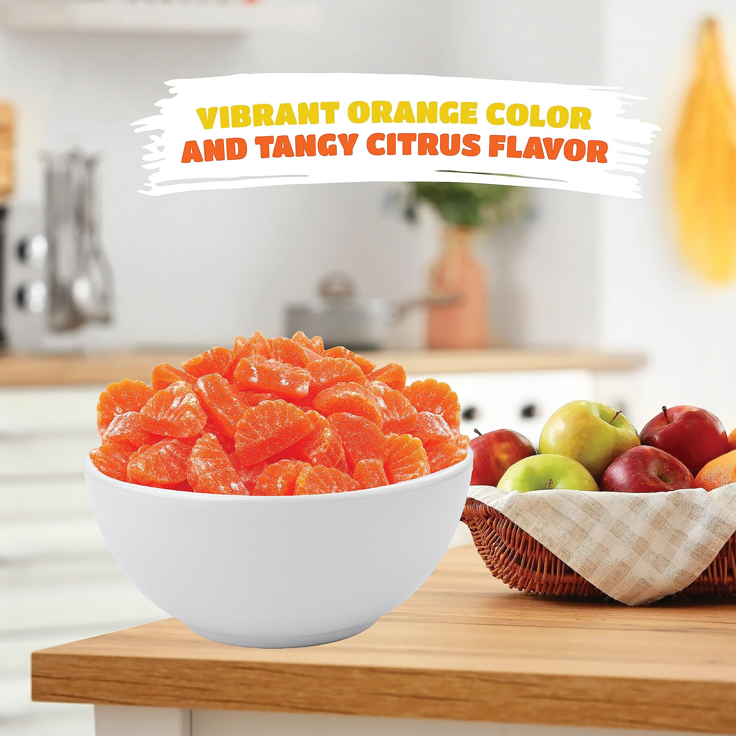 Orange Slices Jelly Candy - Bulk Pack 2 Pounds - Old-Fashioned Sweets