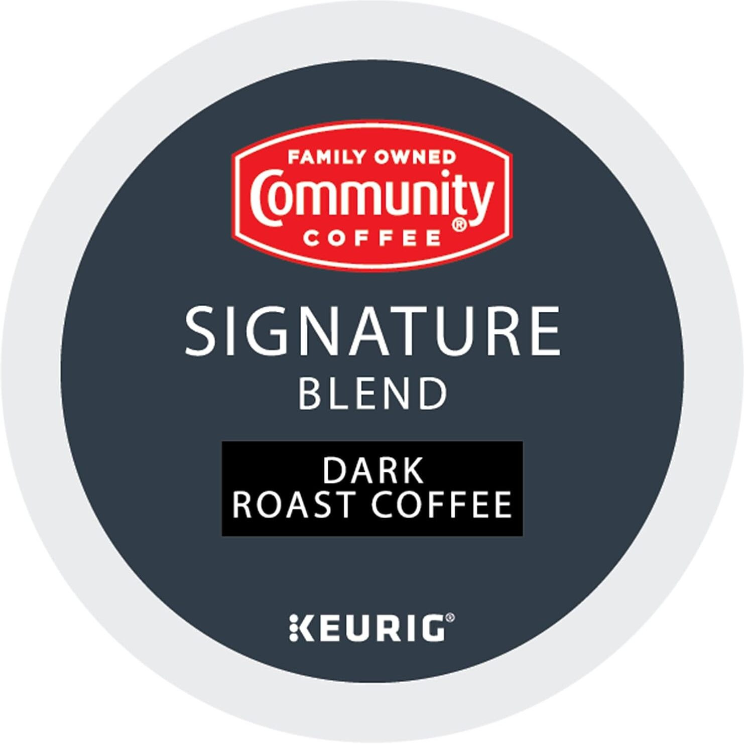 Community Coffee Signature Blend 24 Count Coffee Pods, Dark Roast, Compatible With Keurig 2.0 K-Cup Brewers, 24 Count (Pack Of 1)