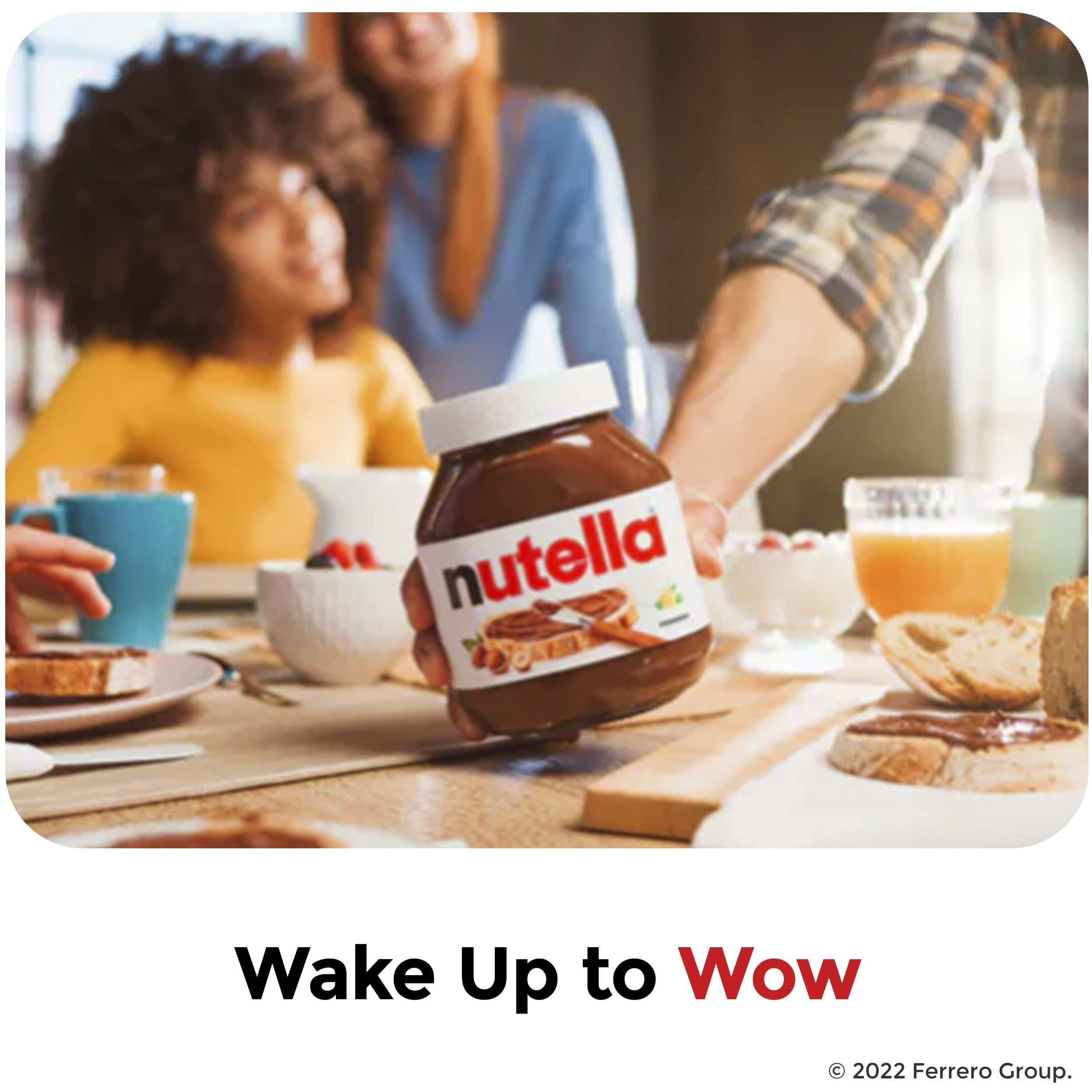 Nutella Hazelnut Spread With Cocoa For Breakfast, 2 Pack, 22.9 Oz Per Jar