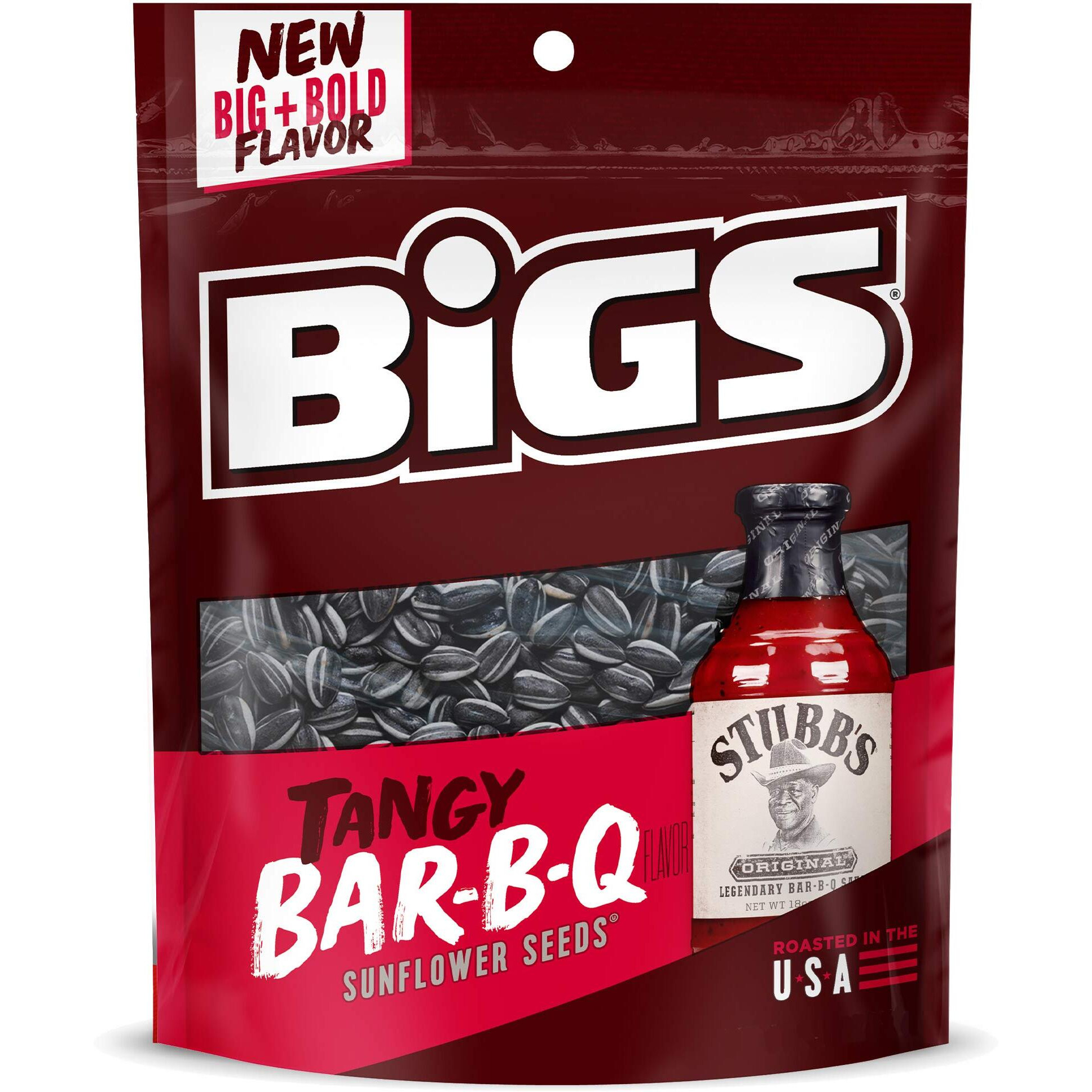 Bigs Stubb's Bar-B-Que Sunflower Seeds, 5.35-Oz. Bag (Pack Of 12)