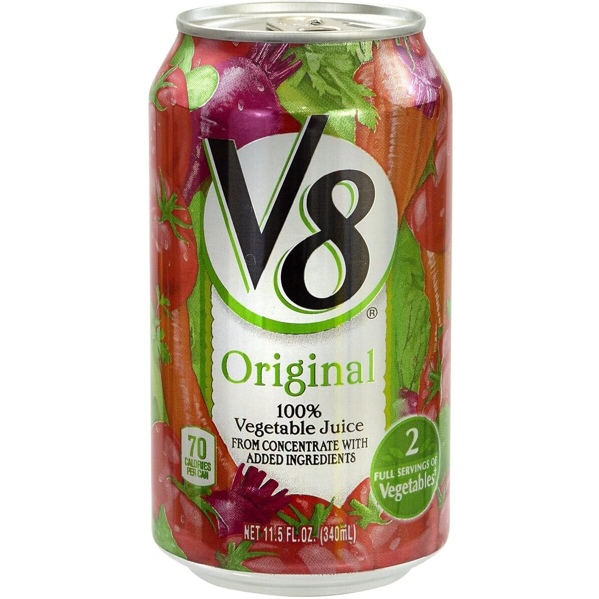 V8 100% Vegetable Juice, 11.5 Ounce (28 Cans)