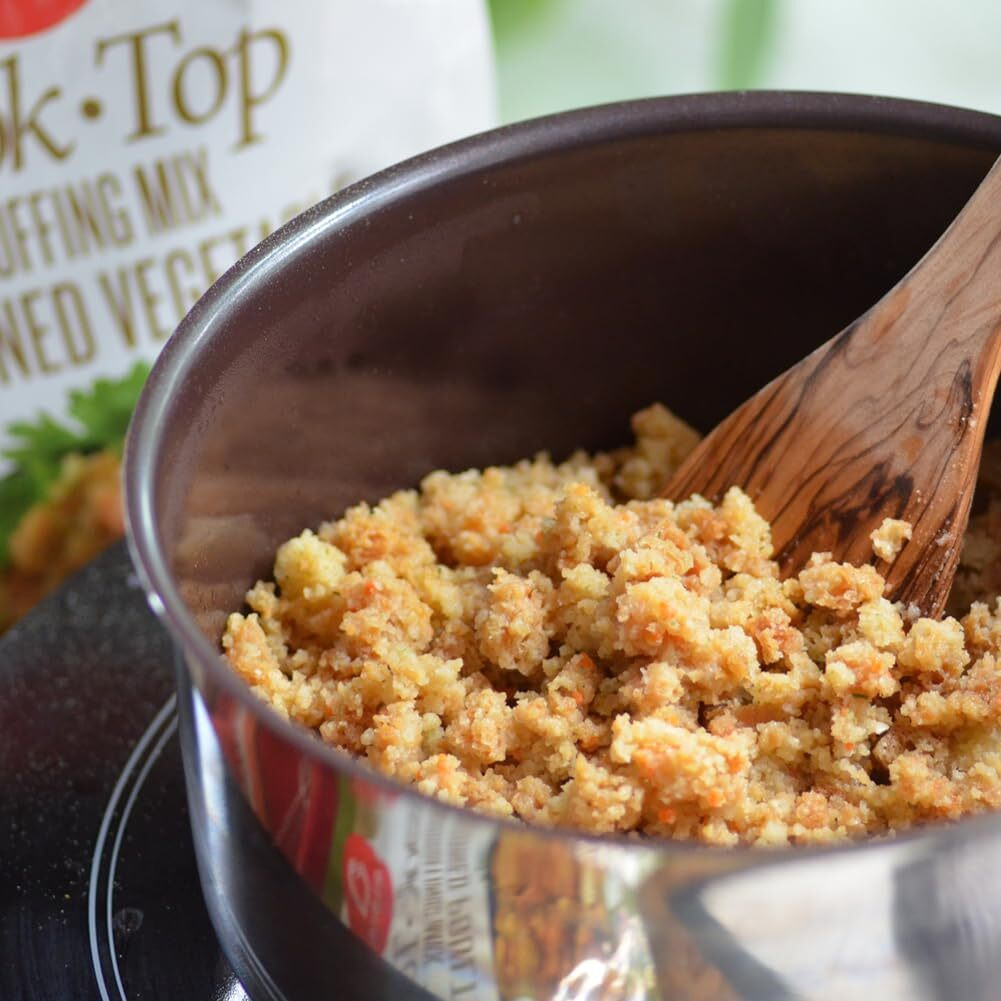 Aleia's Best. Taste. Ever. Cook Top Stuffing Mix Seasoned Poultry - 5.5 Oz / 3 Pack - Rich, Flavorful Taste, Ready In 5 Minutes, Stuffing For Gluten Free Recipes, Gluten-Free
