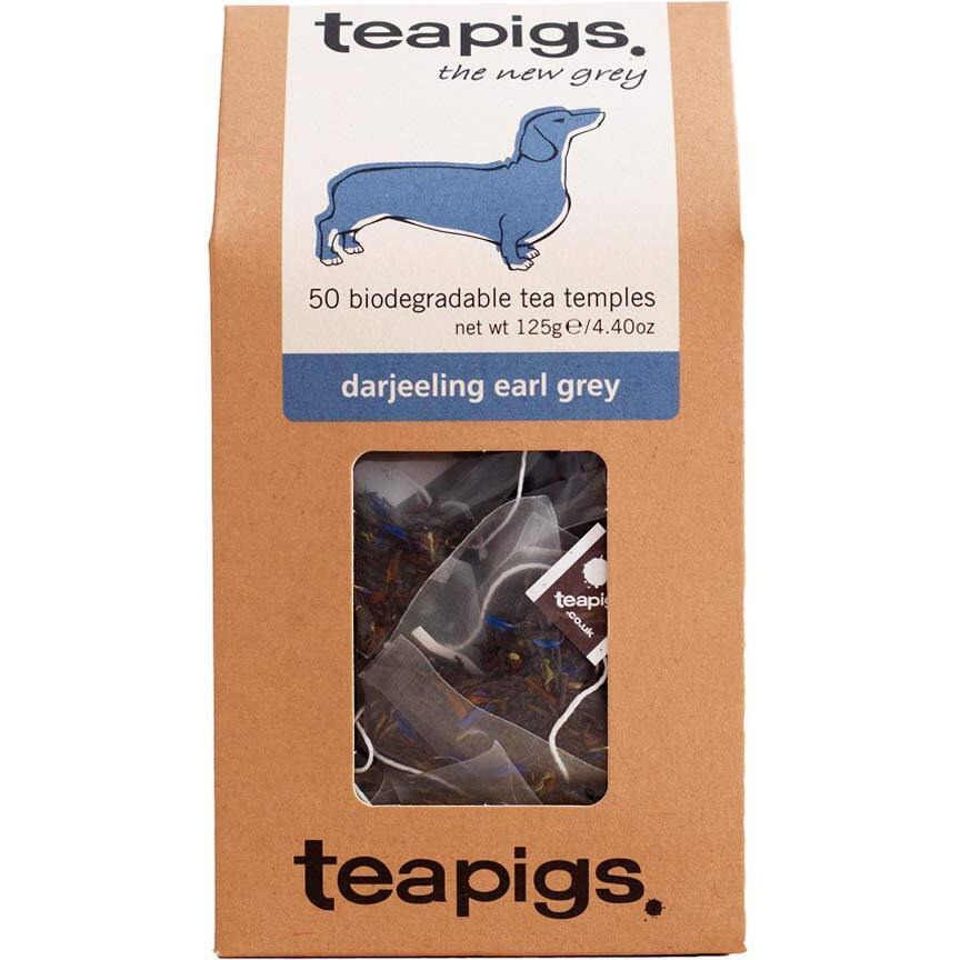 Teapigs Darjeeling Earl Grey Tea Bags Made With Whole Leaves (1 Pack Of 50 Tea Bags)