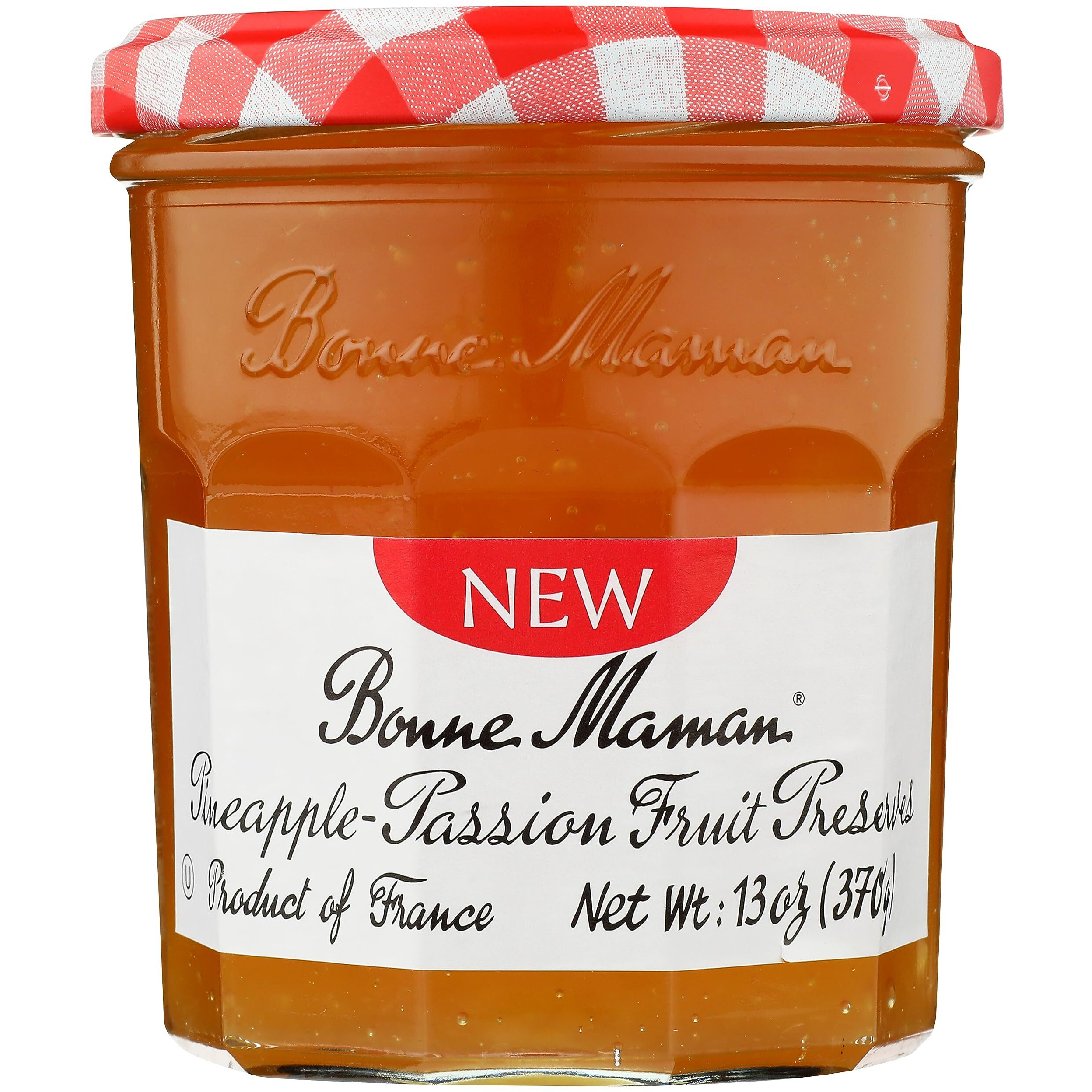 Bonne Maman Summer Variety Pack (Pineapple-Passion Fruit Preserves, Mango-Peach Preserves, Lemon Curd), Pack Of 3