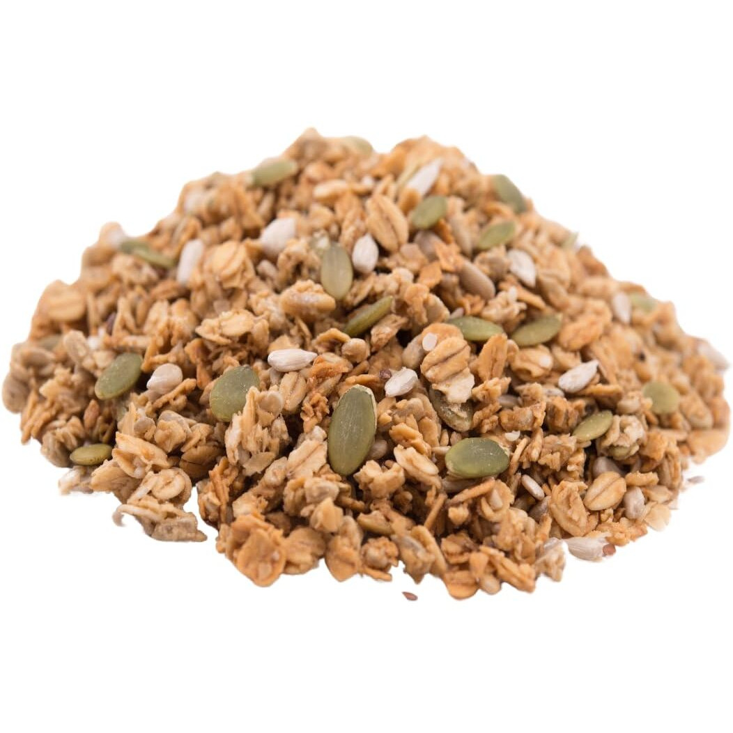 Gerbs Super 5 Seed Granola, 2 Lbs - Top 14 Food Allergy Free & Non Gmo - Keto Safe &Unsulfured - Pumpkin, Sunflower, Chia, Hemp, Flax Seeds