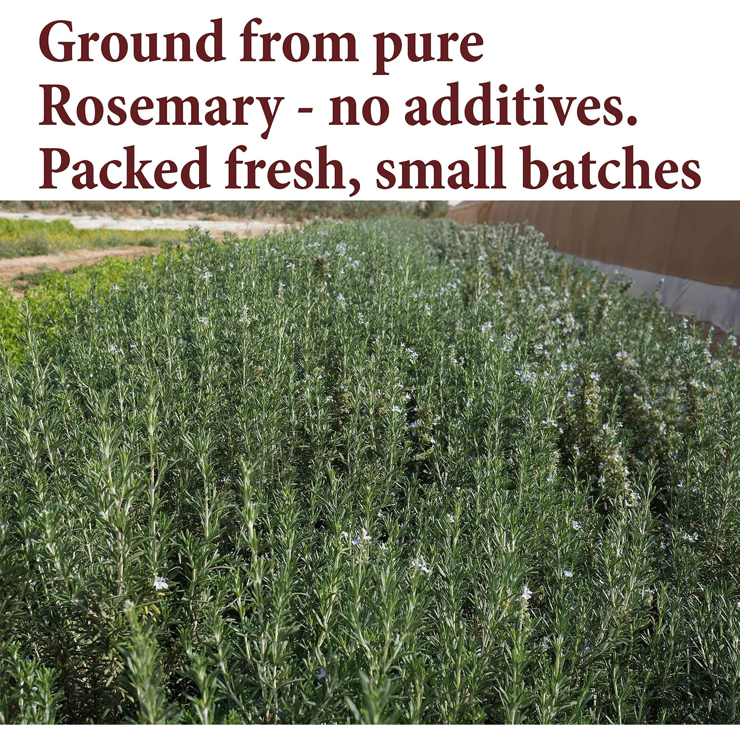 The Spice Way Ground Rosemary - Rosemary Powder Ground Pure From Rosemary Leaves - 4 Oz Resealable Bag