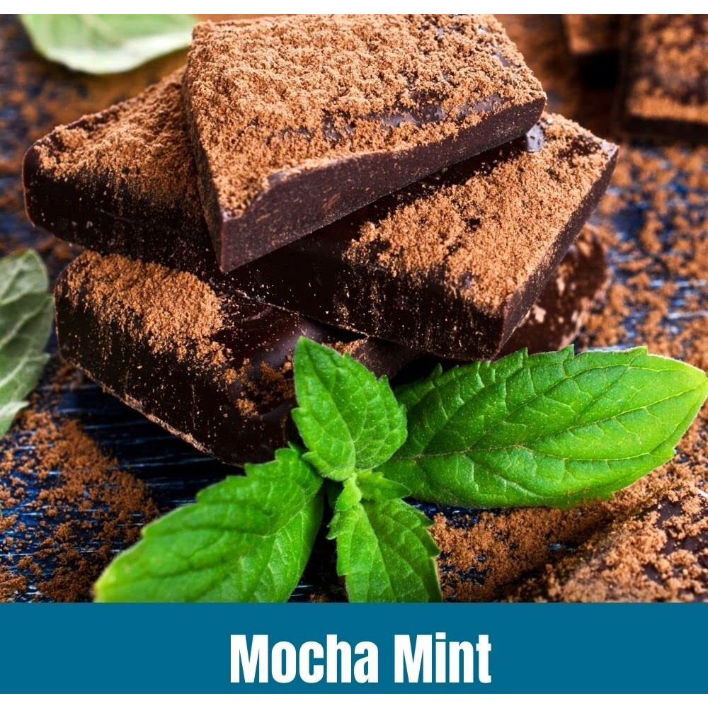Door County Coffee Mocha Mint Flavored Coffee Ground | 10 Oz Bag | Flavored Ground Coffee Medium Roast | 100% Specialty Arabica Coffee Ground | Flavored Gourmet Coffee | Mocha Mint Coffee