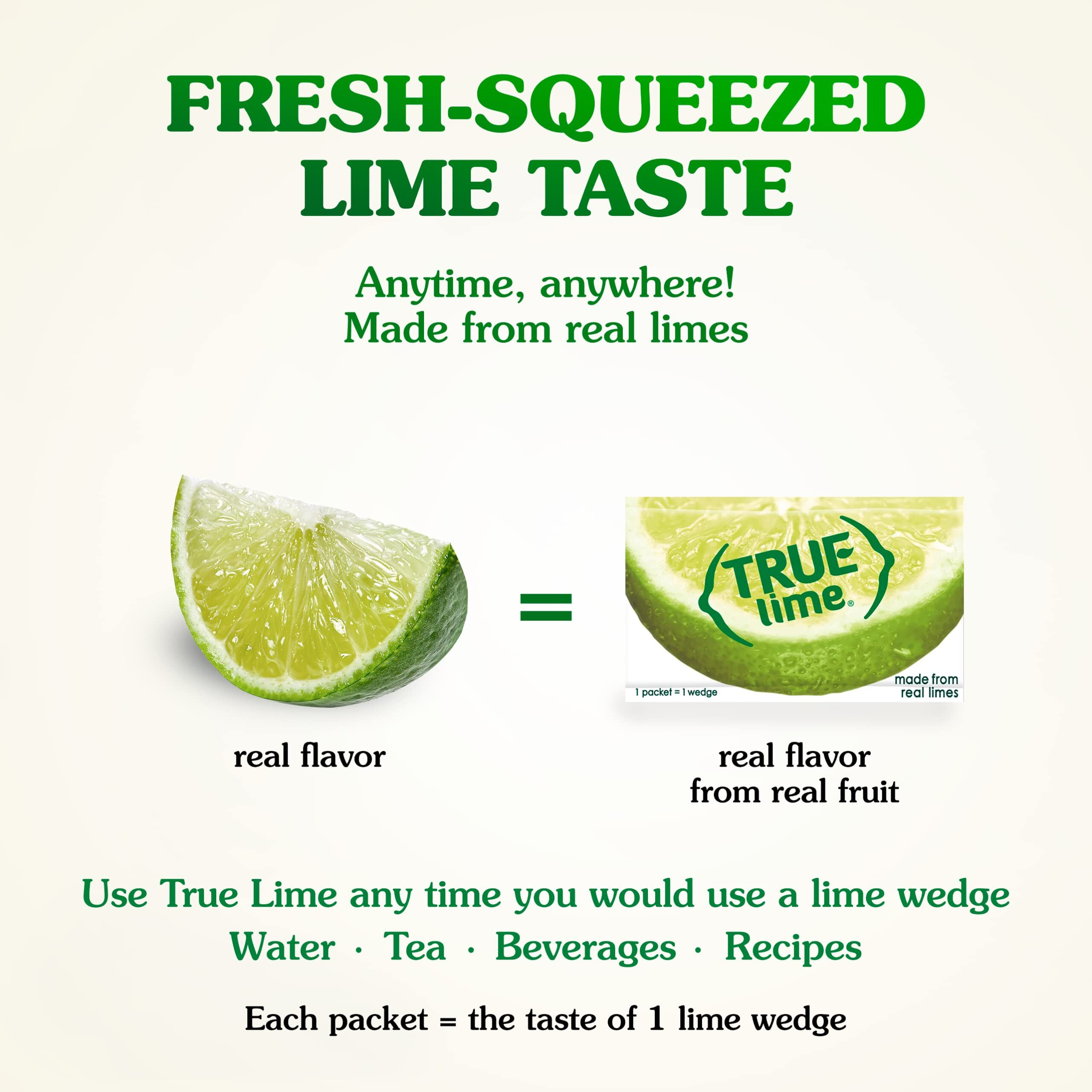 True Lime Water Enhancer, Bulk Pack - 0.03 Ounce, 500 Count (Pack Of 1)| Zero Calorie Unsweetened Flavoring For Bottled Water & Recipes | Flavor Packets Made With Real Limes