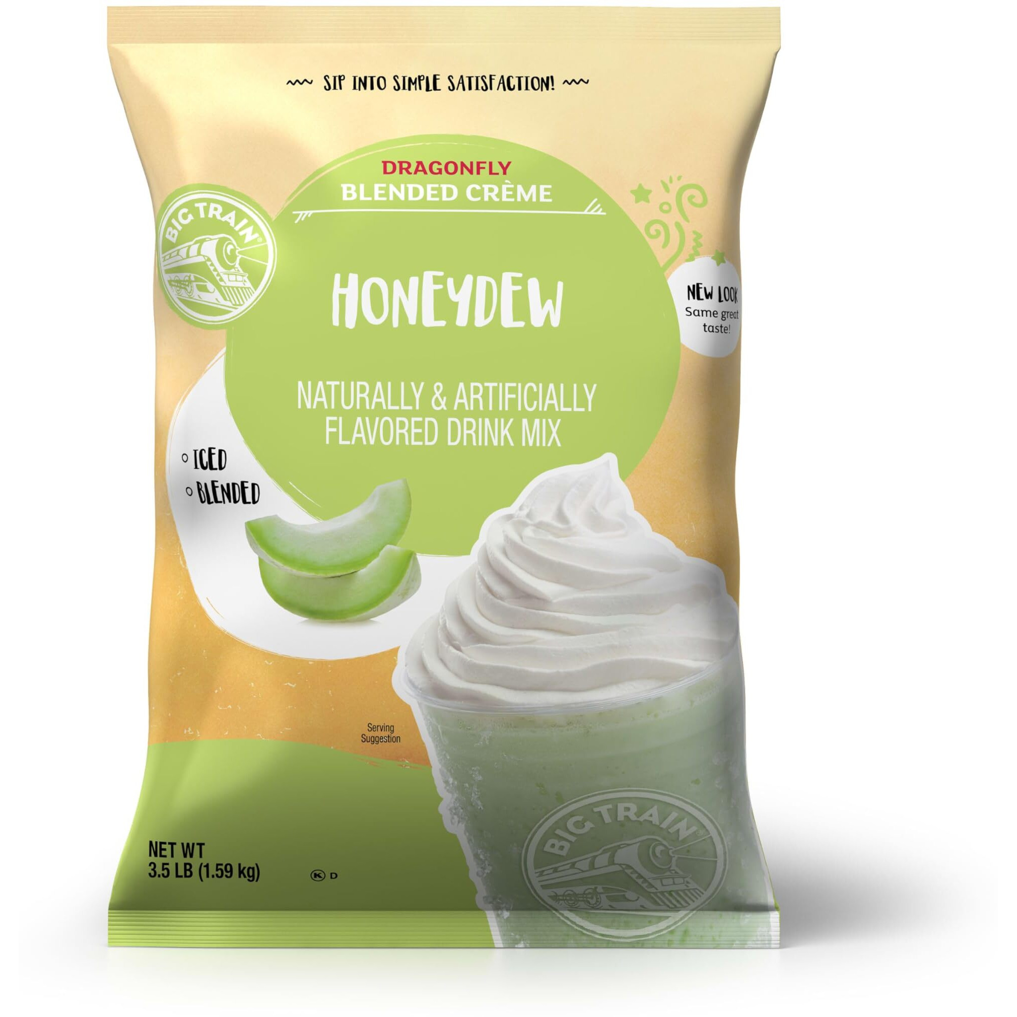 Big Train Dragonfly Honeydew Blended Crme Beverage Mix, 3.5 Pound (Pack Of 1)