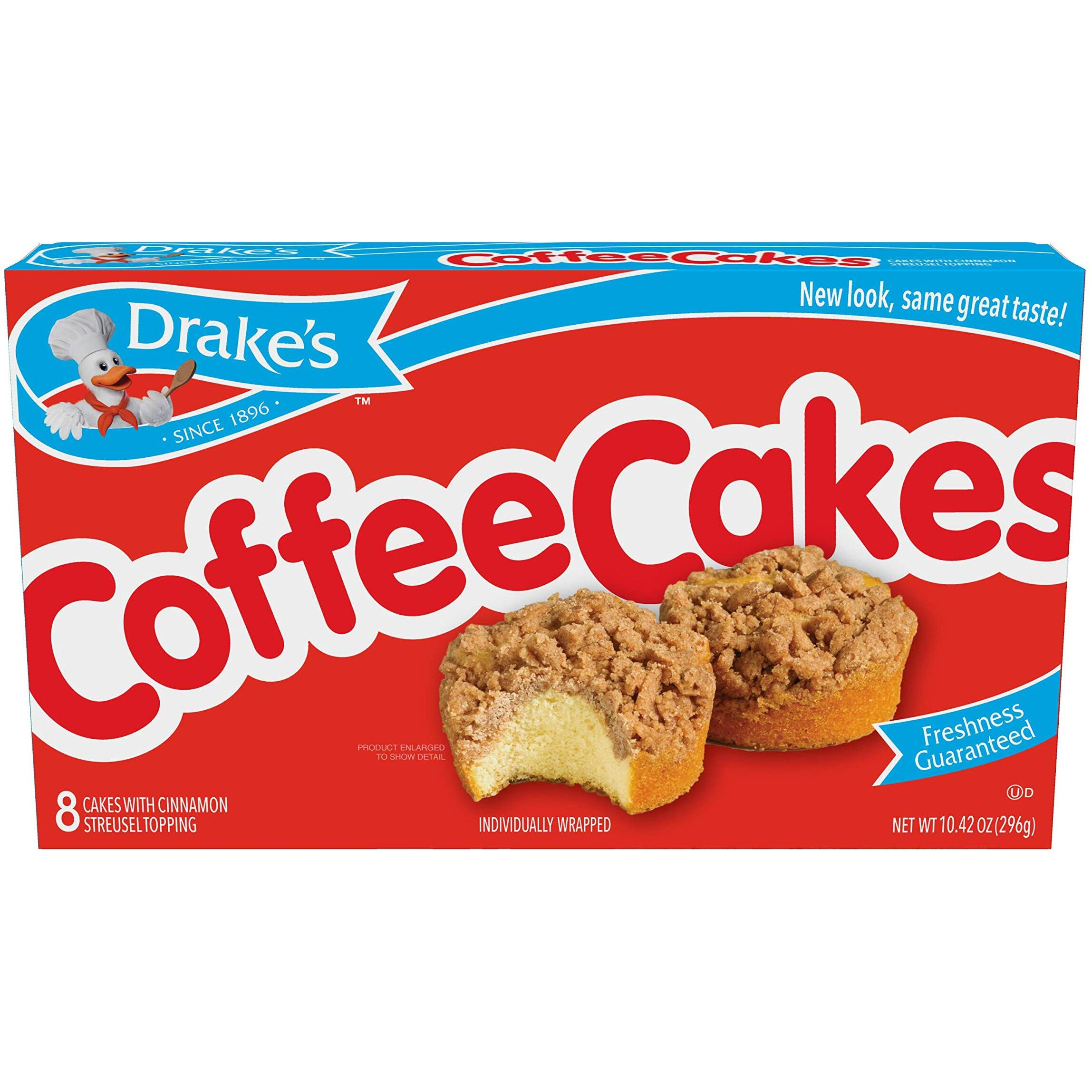 Drake's Coffee Cakes, 40 Individually Wrapped Breakfast Pastries (5 Boxes)