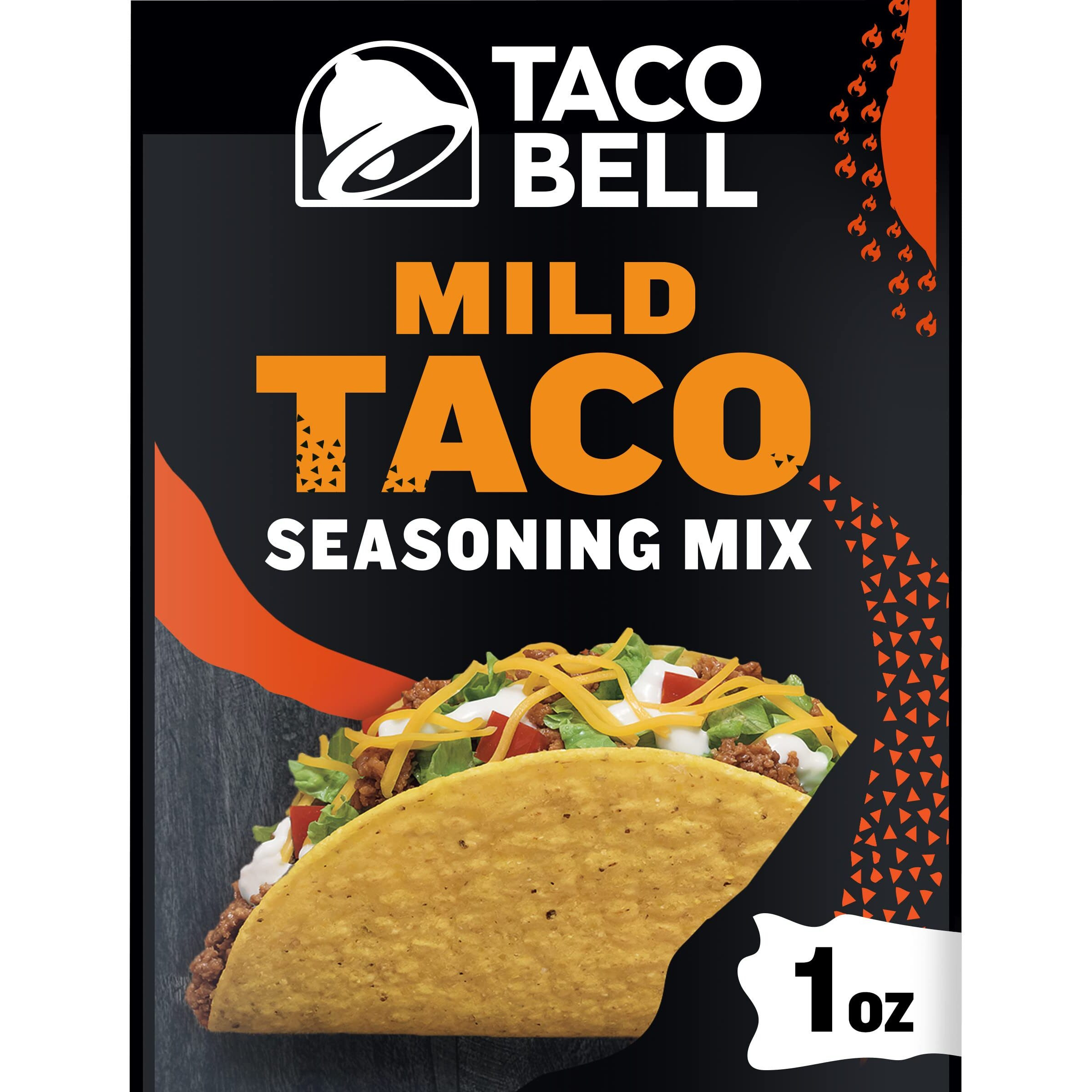Taco Bell Mild Seasoning Mix (1Oz Packets Pack Of 24)