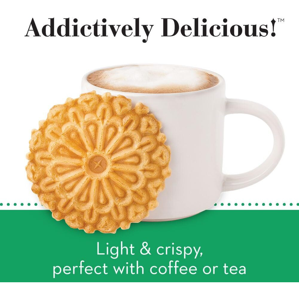 Reko Pizzelle Authentic Italian Style Waffle Cookie, Anise, 7 Ounce (Pack Of 1)