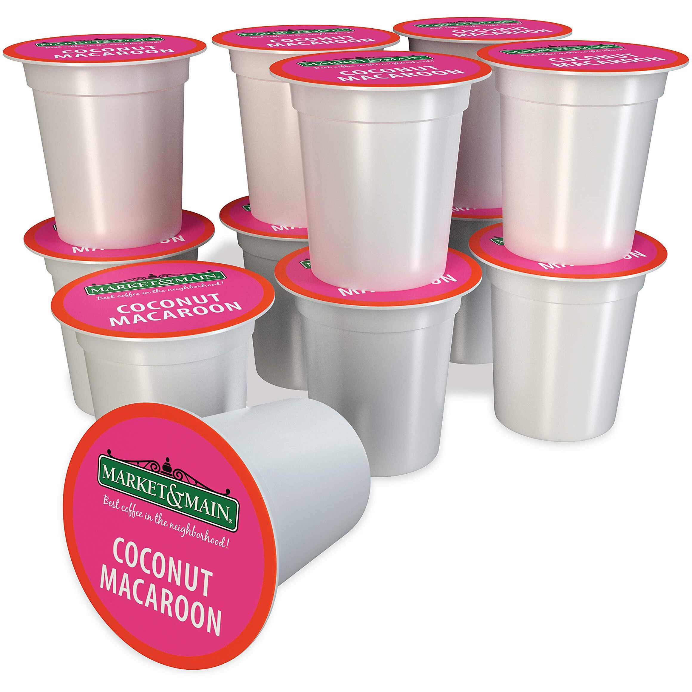 Market & Main Onecup, Coconut Macaroon, Compatible With Keurig K-Cup Brewers, 12 Count