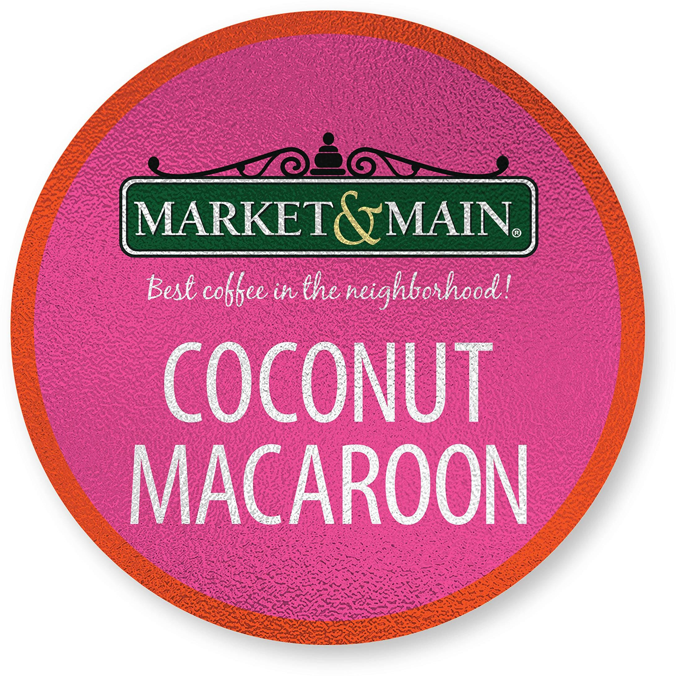 Market & Main Onecup, Coconut Macaroon, Compatible With Keurig K-Cup Brewers, 12 Count