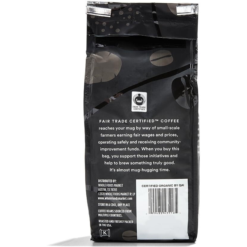 365 By Whole Foods Market, Coffee Pacific Rim Blend Vienna Roast Whole Bean Organic, 10 Ounce