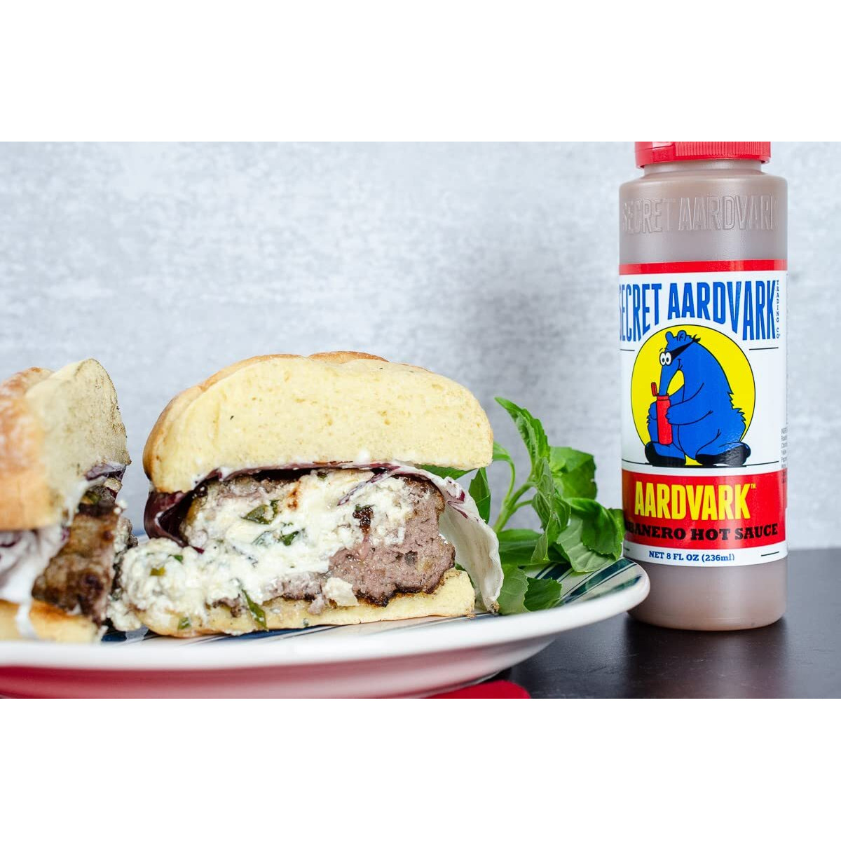 Secret Aardvark Habanero Hot Sauce - Habanero Peppers & Roasted Tomatoes, Medium Spiced Hot Sauce, Bbq Sauce, Non-Gmo, Low Sugar, Low Carb, Gluten-Free Hot Sauce & Marinade - 8 Fl Oz 12 Pack