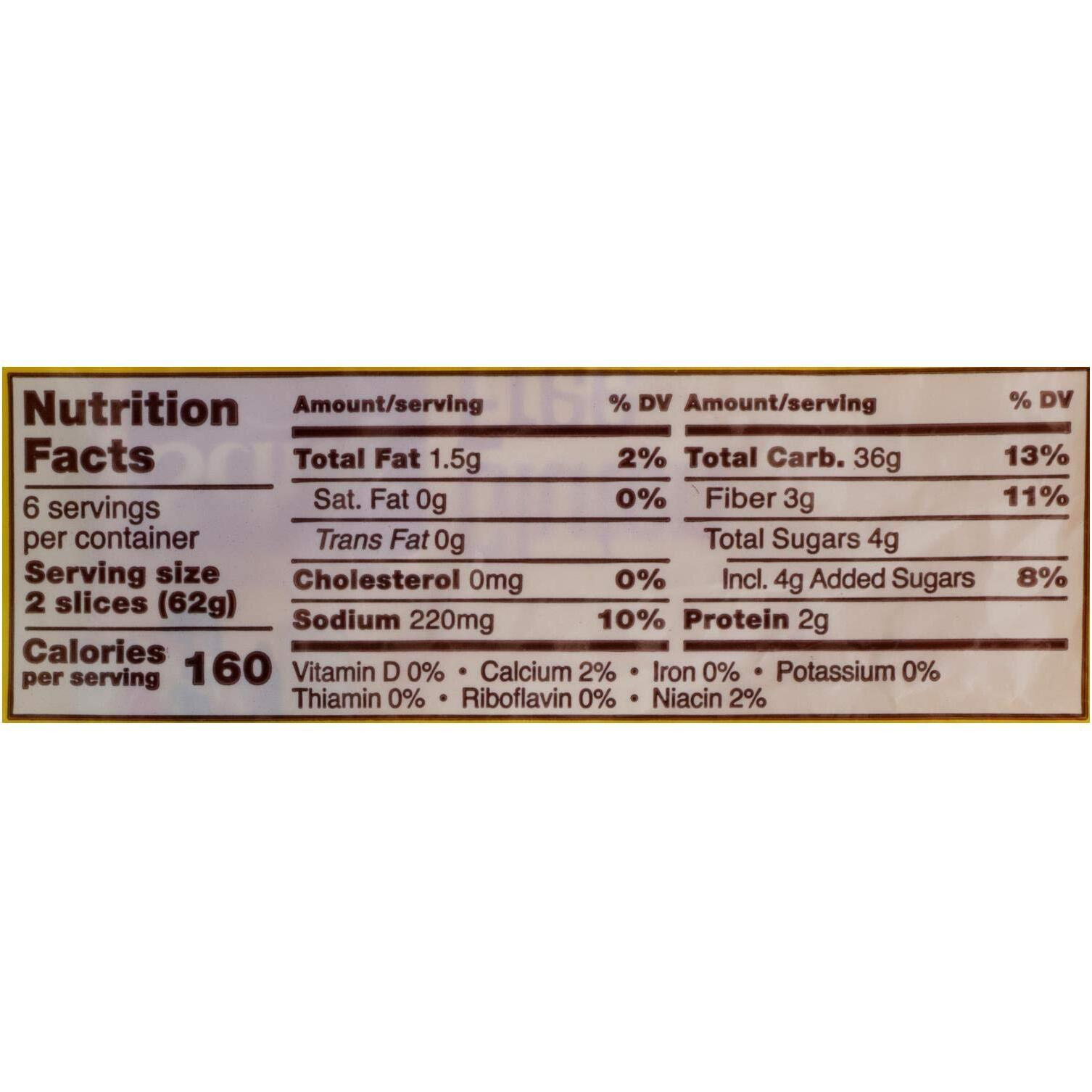 Schar - Artisan Baker White Bread - Certified Gluten Free - No Gmo's, Dairy Or Wheat - (14.01 Oz) 6 Pack