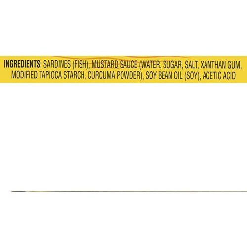 Ocean Prince Sardines In Mustard, 3.75 Ounce Cans (Pack Of 12)