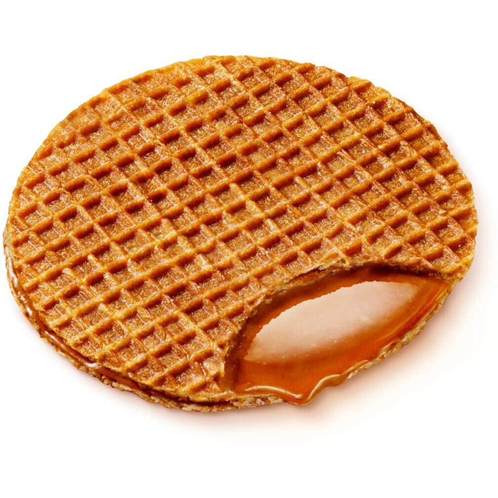 Daelmans Stroopwafels, Dutch Waffles Soft Toasted, Coffee, Office Snack, Kosher Dairy, Authentic Made In Holland, 8 Stroopwafels Per Box, 1 Box, 8.11Oz