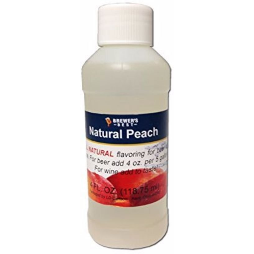 Brewer's Best Natural Beer And Wine Fruit Flavoring (Peach)