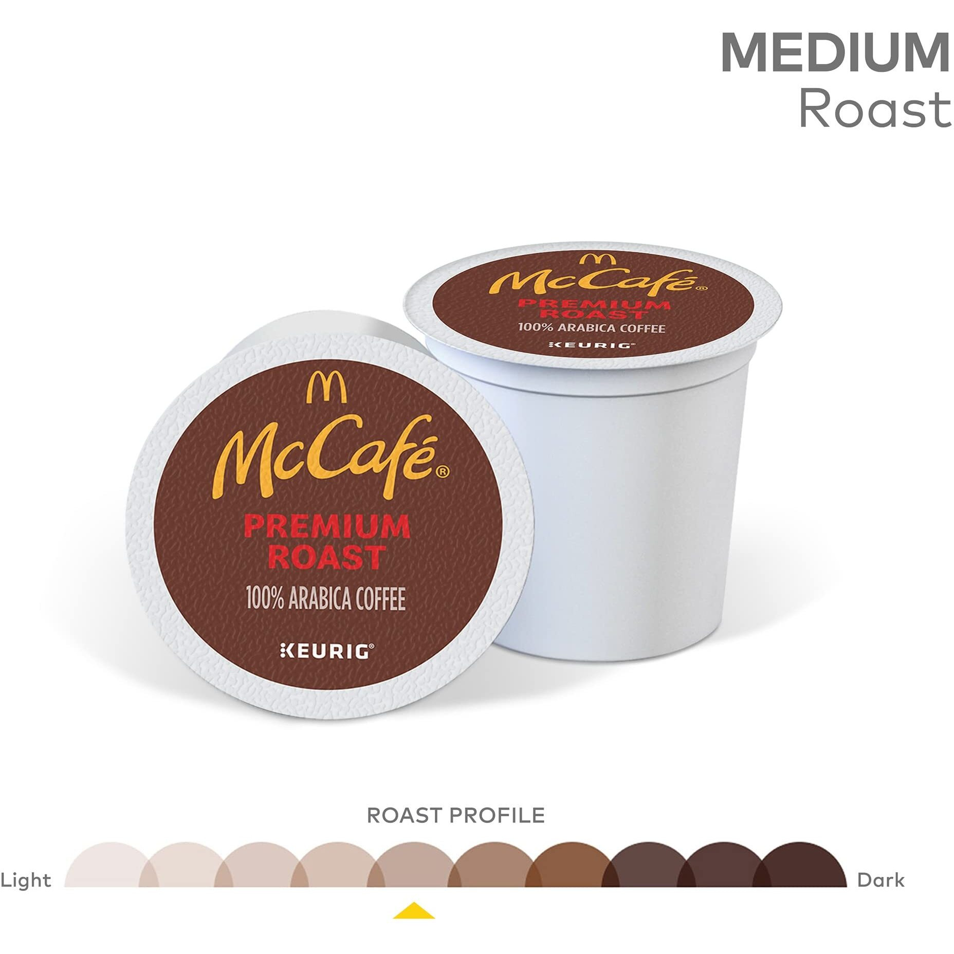 Mccafe Single-Serve Coffee K-Cup Pods, Premium Roast, Carton Of 24