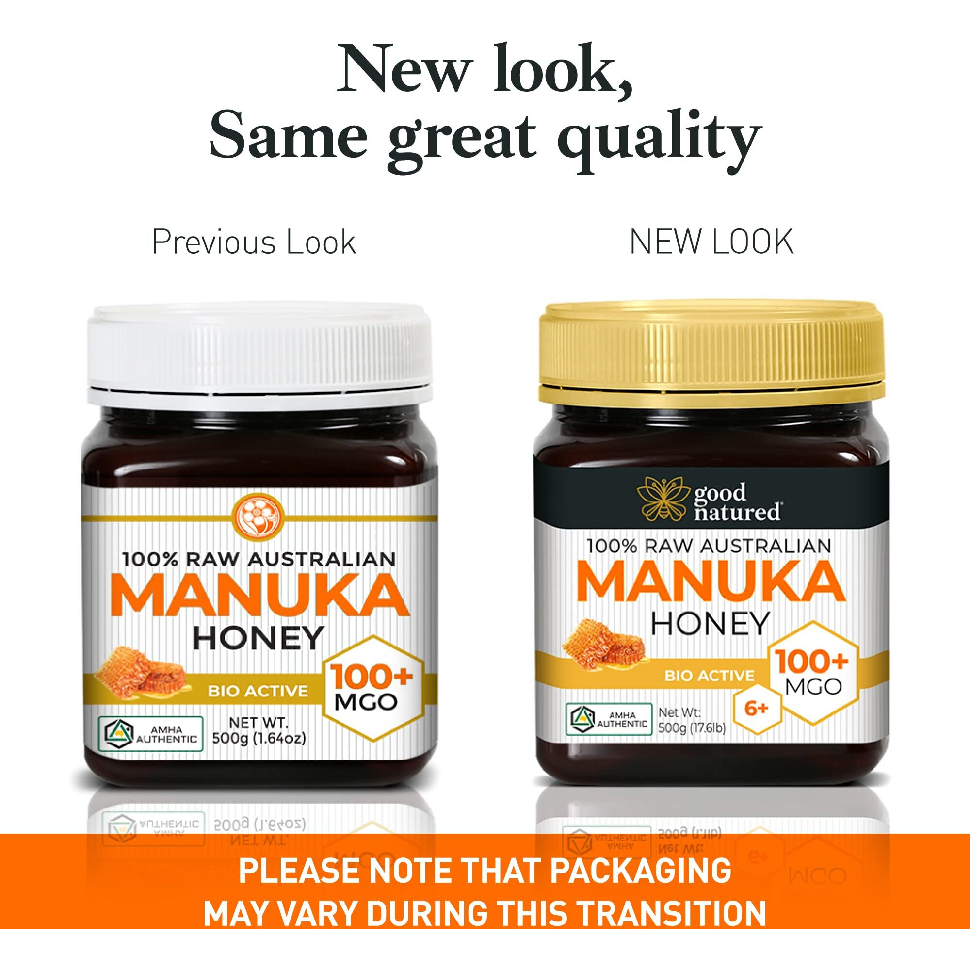 Raw Manuka Honey Certified Mgo 100+ / 6+ Manuka With Antibacterial Activity - (Npa 6+) 500G (1.1Lb) By Good Natured