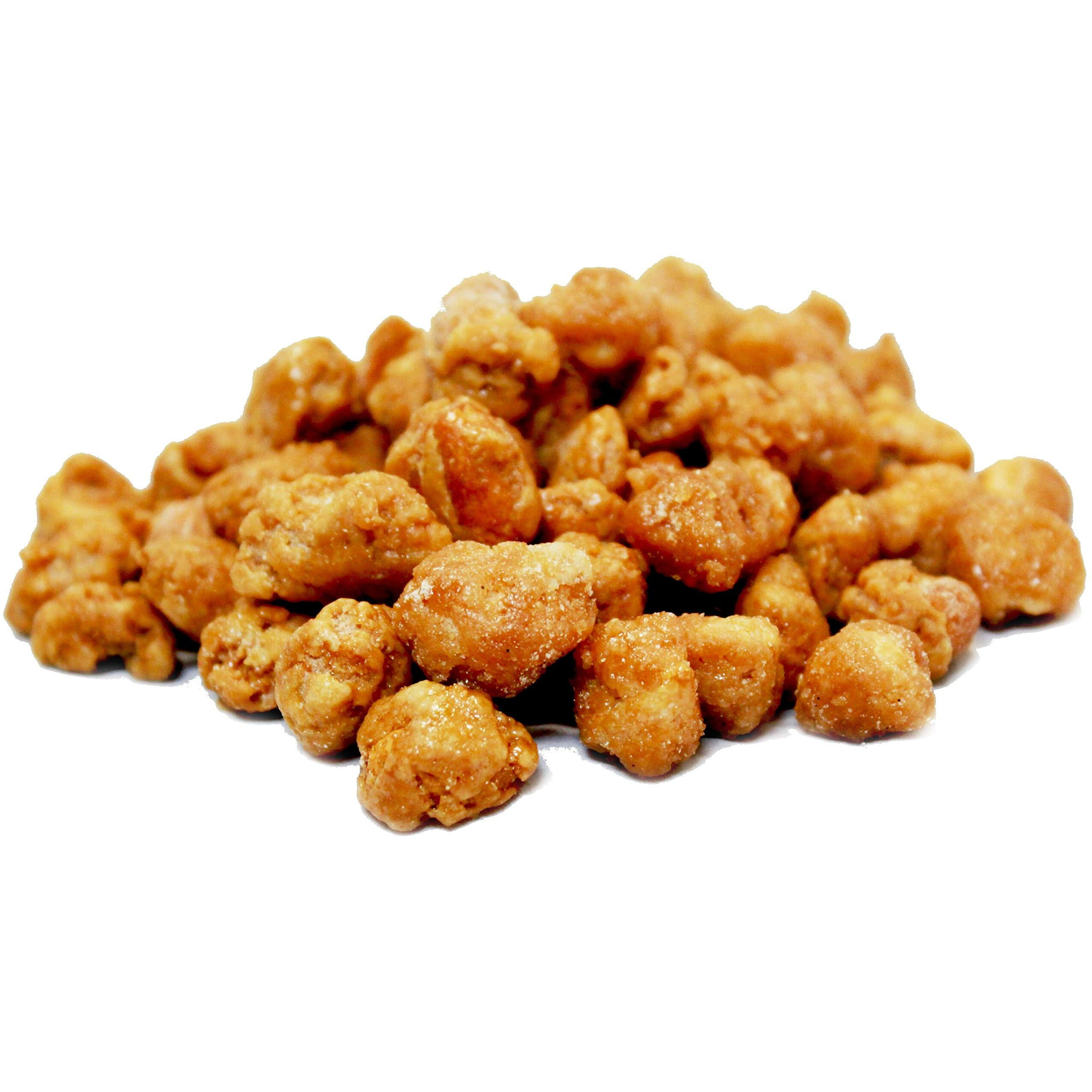 Gourmet Butter Toffee Coated Peanuts By Its Delish - 1 Lb Bulk Bag - Sweet Crunchy Caramelized Nuts Snack