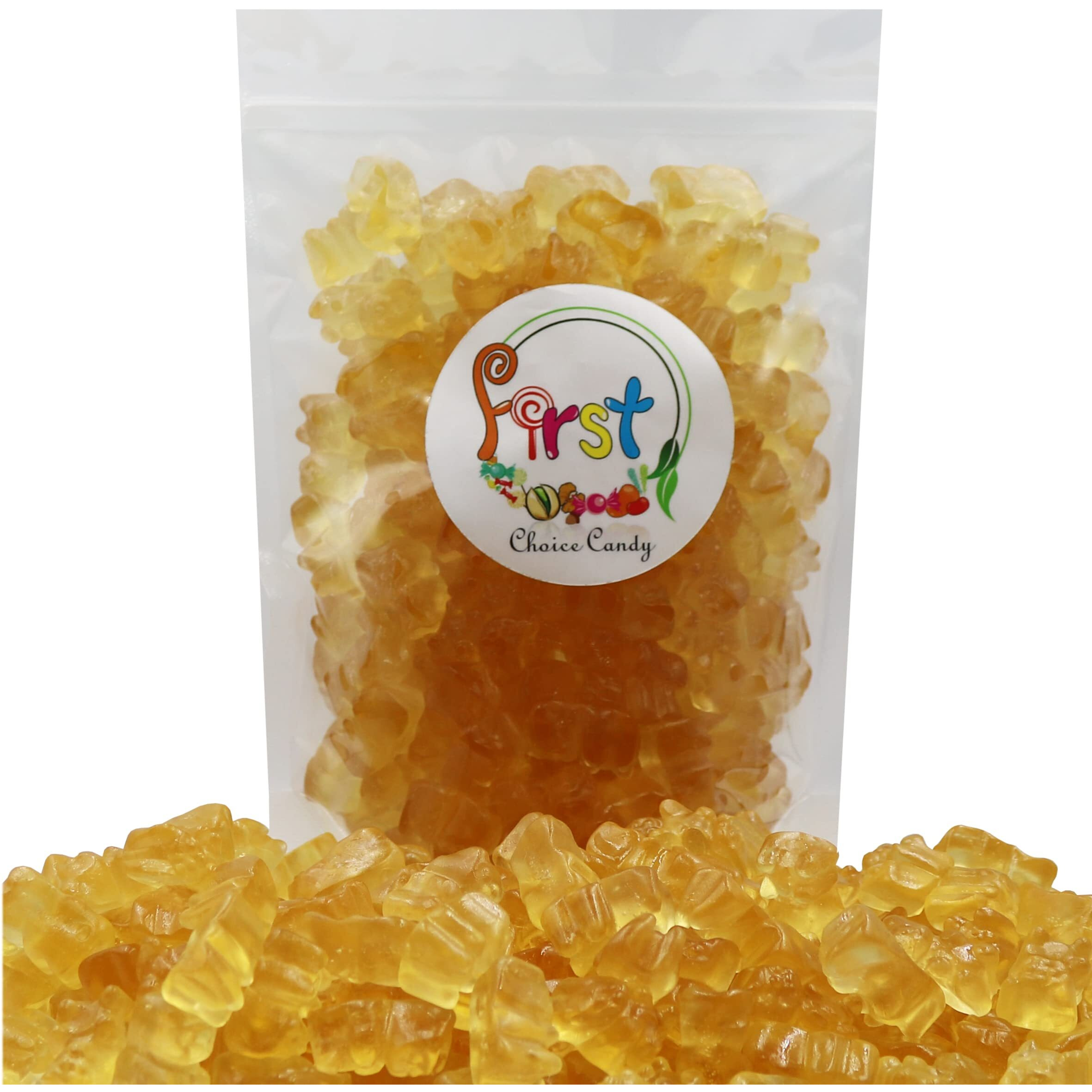 Firstchoicecandy Gummy Bears (Pineapple, 1 Pound (Pack Of 1))
