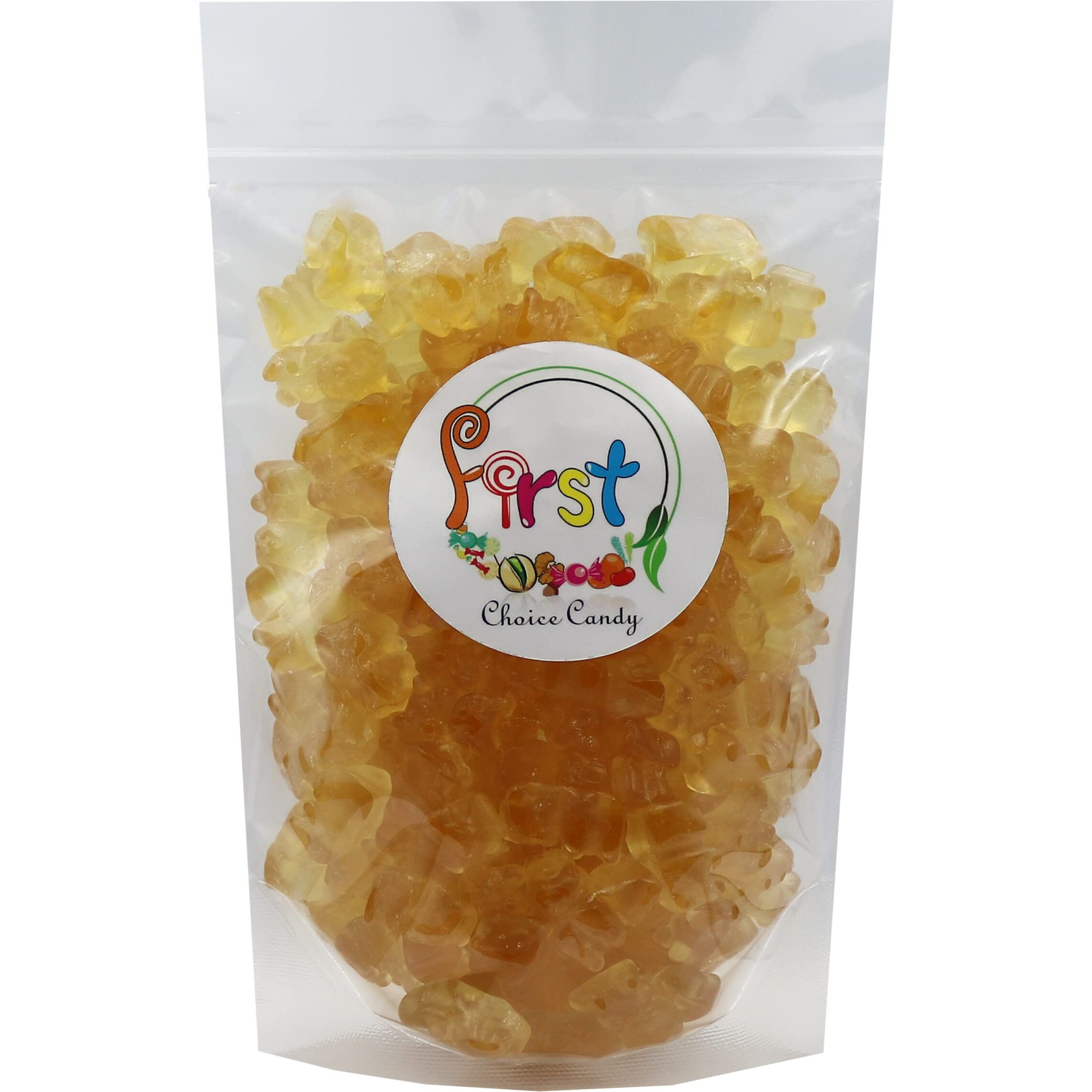 Firstchoicecandy Gummy Bears (Pineapple, 1 Pound (Pack Of 1))