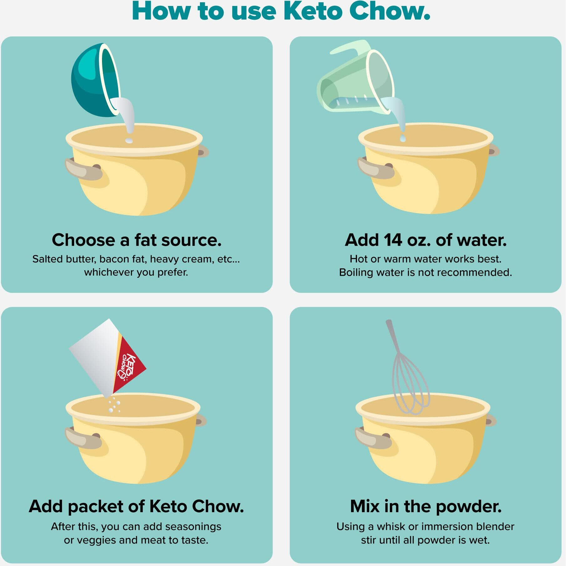 Keto Chow Savoury Chicken Soup - 1 Meal Pack