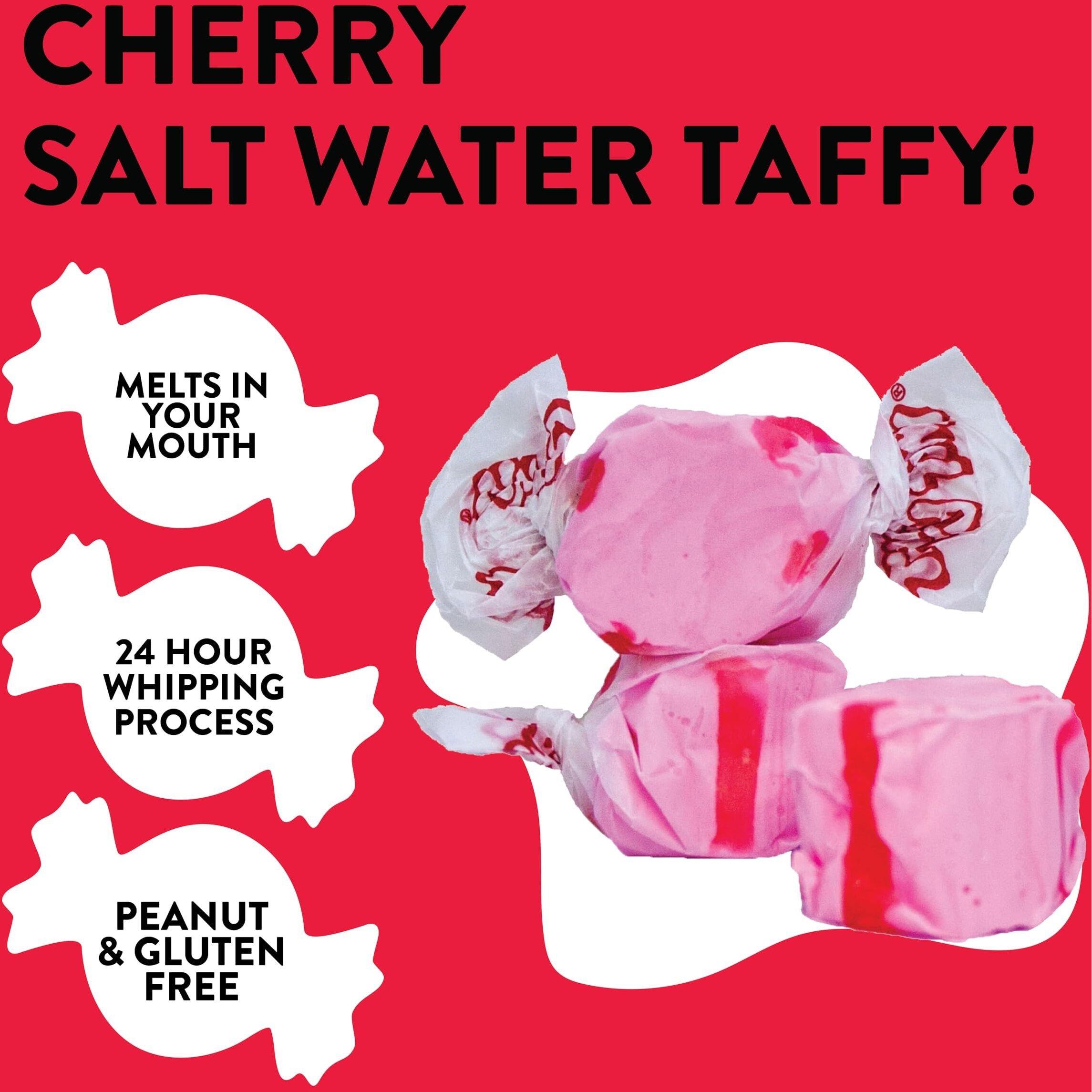 Taffy Town Saltwater Taffy, Cherry, 2.5Lb