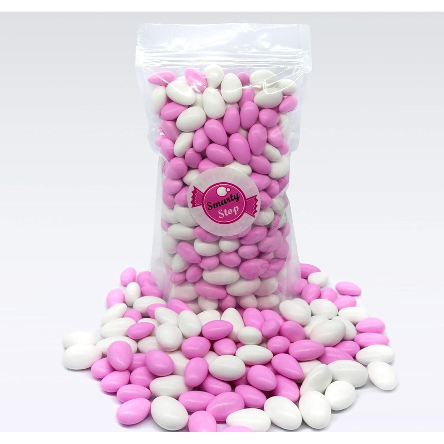 Smarty Stop Jordan Almond Collections (Pink & White, 1 Pound (Pack Of 1))