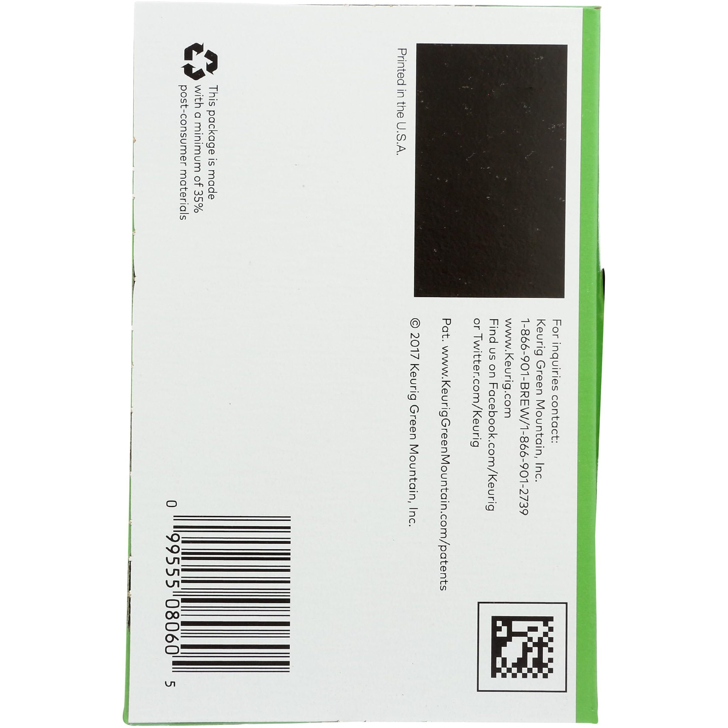 Green Mountain Coffee Organic K-Cup, Sumatran, 12-Count, Packaging May Vary