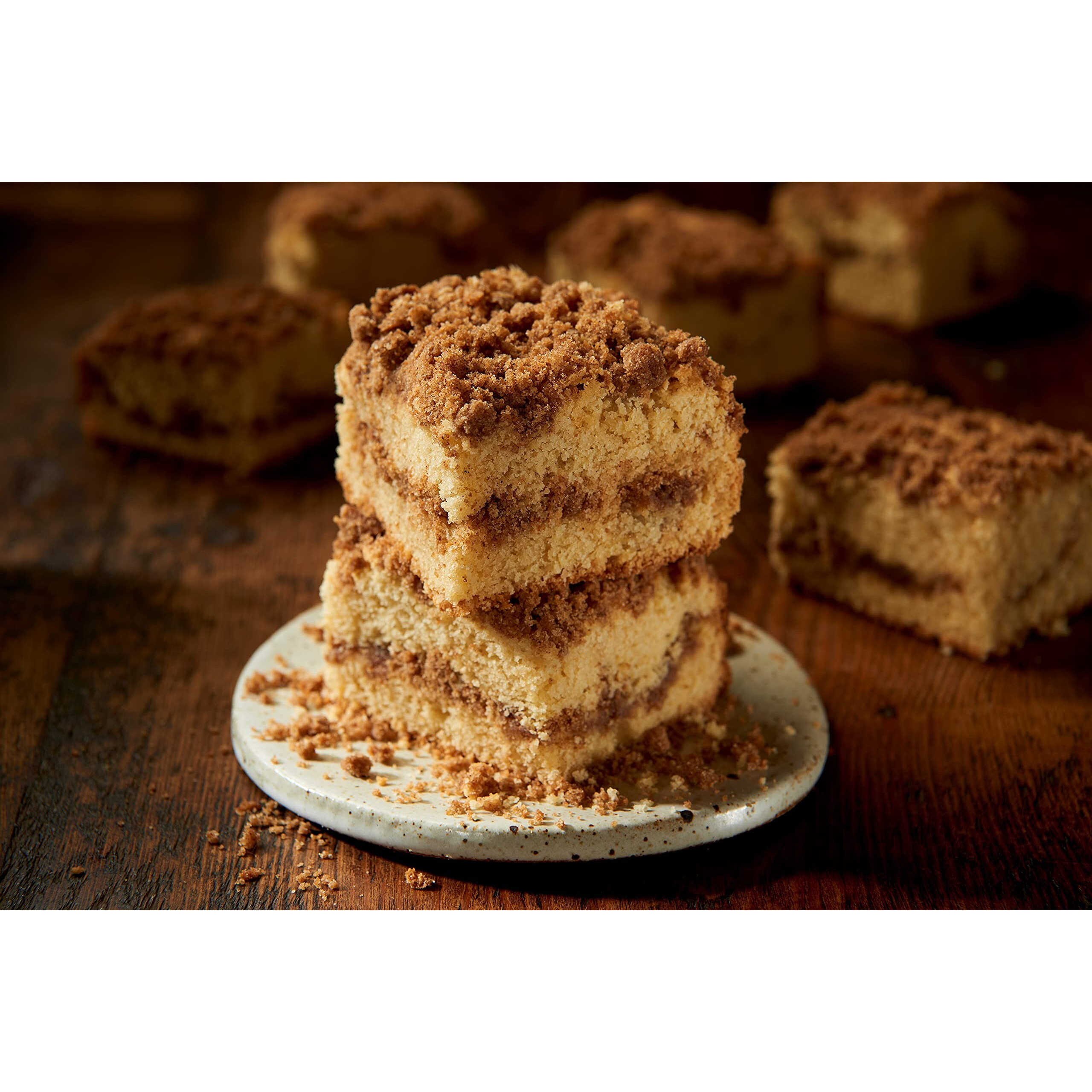 Xo Baking Co. Gluten Free Coffee Cake Gourmet Baking Mix With Crumb Topping Non-Gmo Kosher Rice Free Soy Free Dairy Free Peanut Free No Preservatives No Artificial Flavors Or Colors, 21Oz