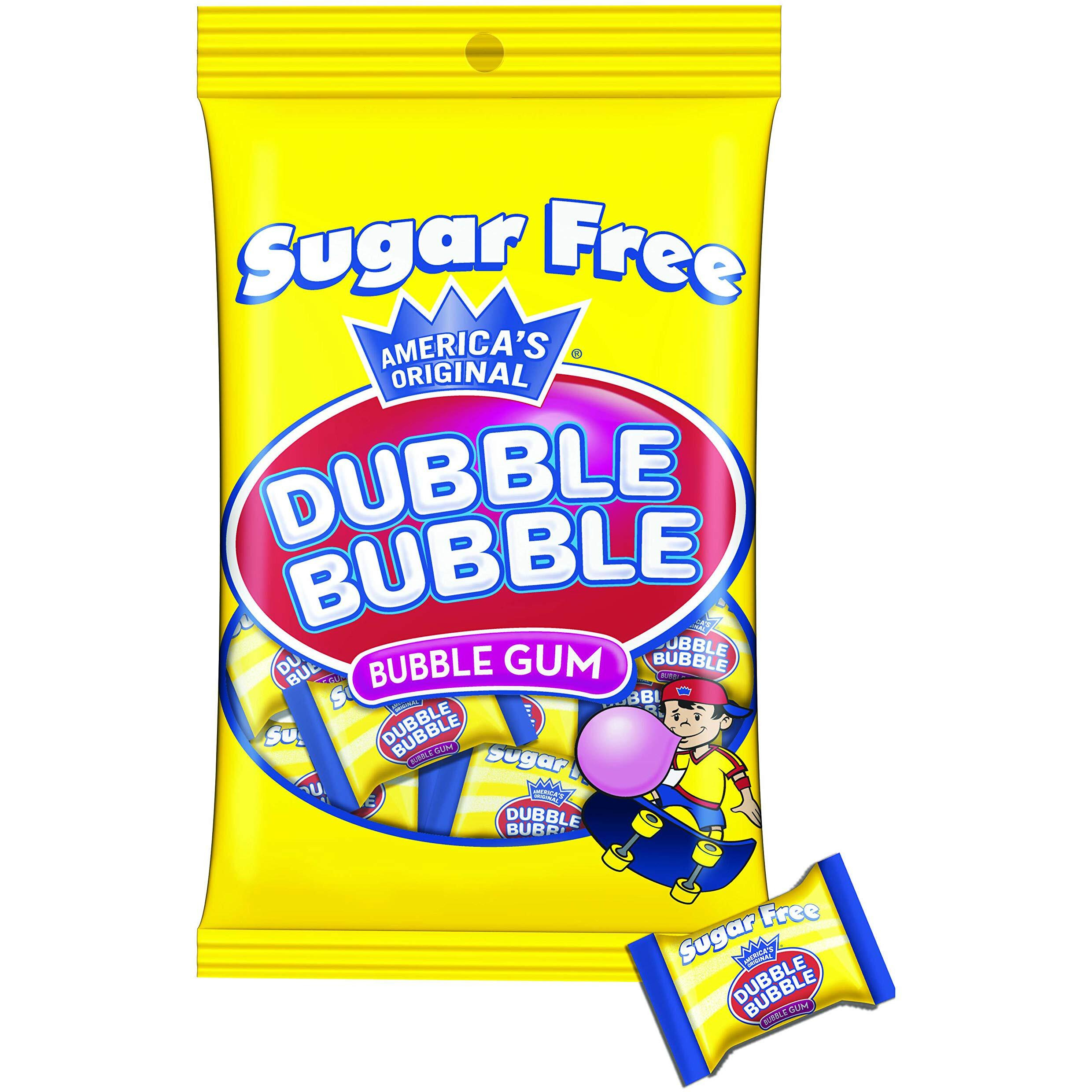 Tootsie Roll Dubble Bubble Sugar Free Bags, Pack Of 12 3.5-Oz. Bags