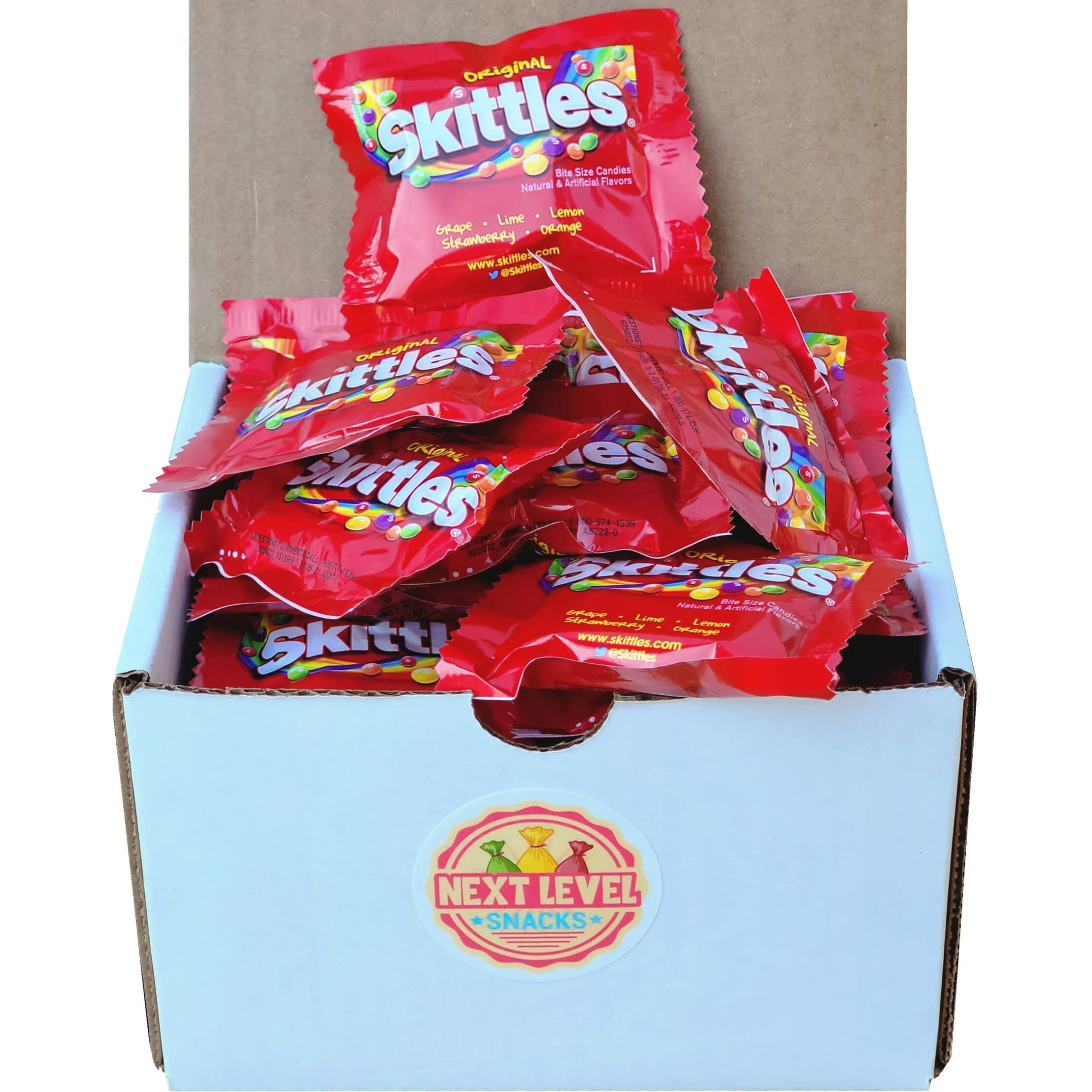 Skittles Original Flavors Fun Size Packet Bulk Box (Pack Of 30)
