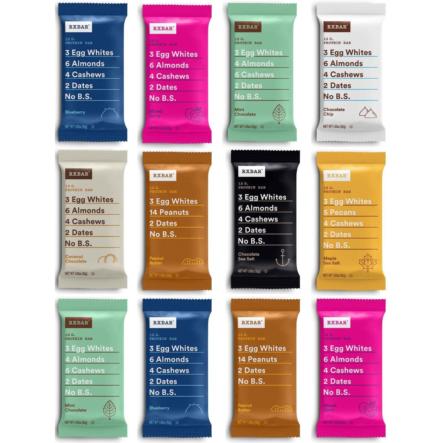 Gluten Free High Protein Bar Snack 1.83 Ounce (1 Count (12 Pack))