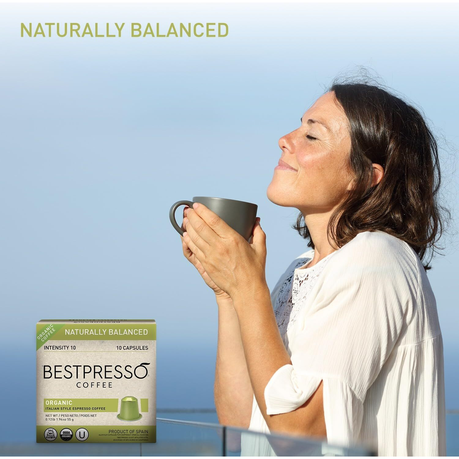 Organic Usda Bestpresso Coffee Aluminum Espresso Pods For Nespresso Original Machine 120 Pack (Variety Pack)