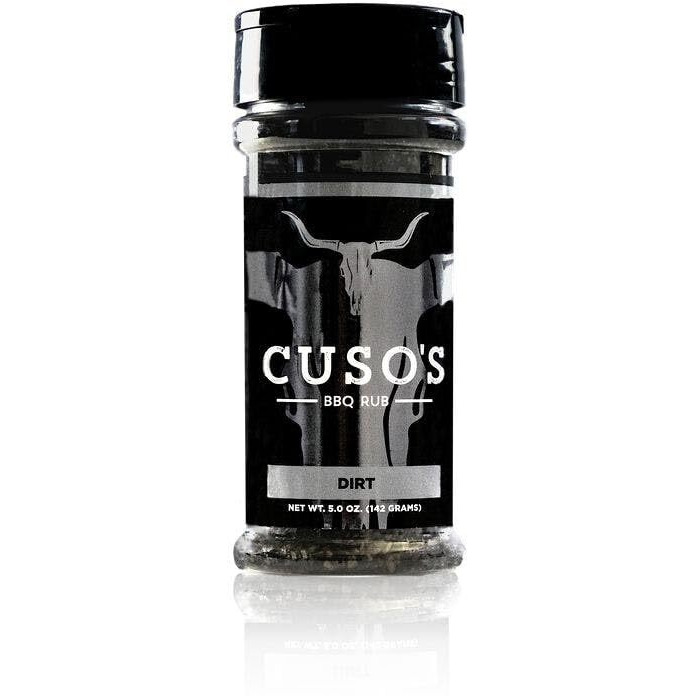 Cusos Dirt Seasoning - Great Tasting Steak Seasonings - Contains Activated Charcoal & Natural Ingredients - Best Bbq Rubs For Smoking - Bbq Seasoning Rub - 1 Count Bbq Rub Seasoning