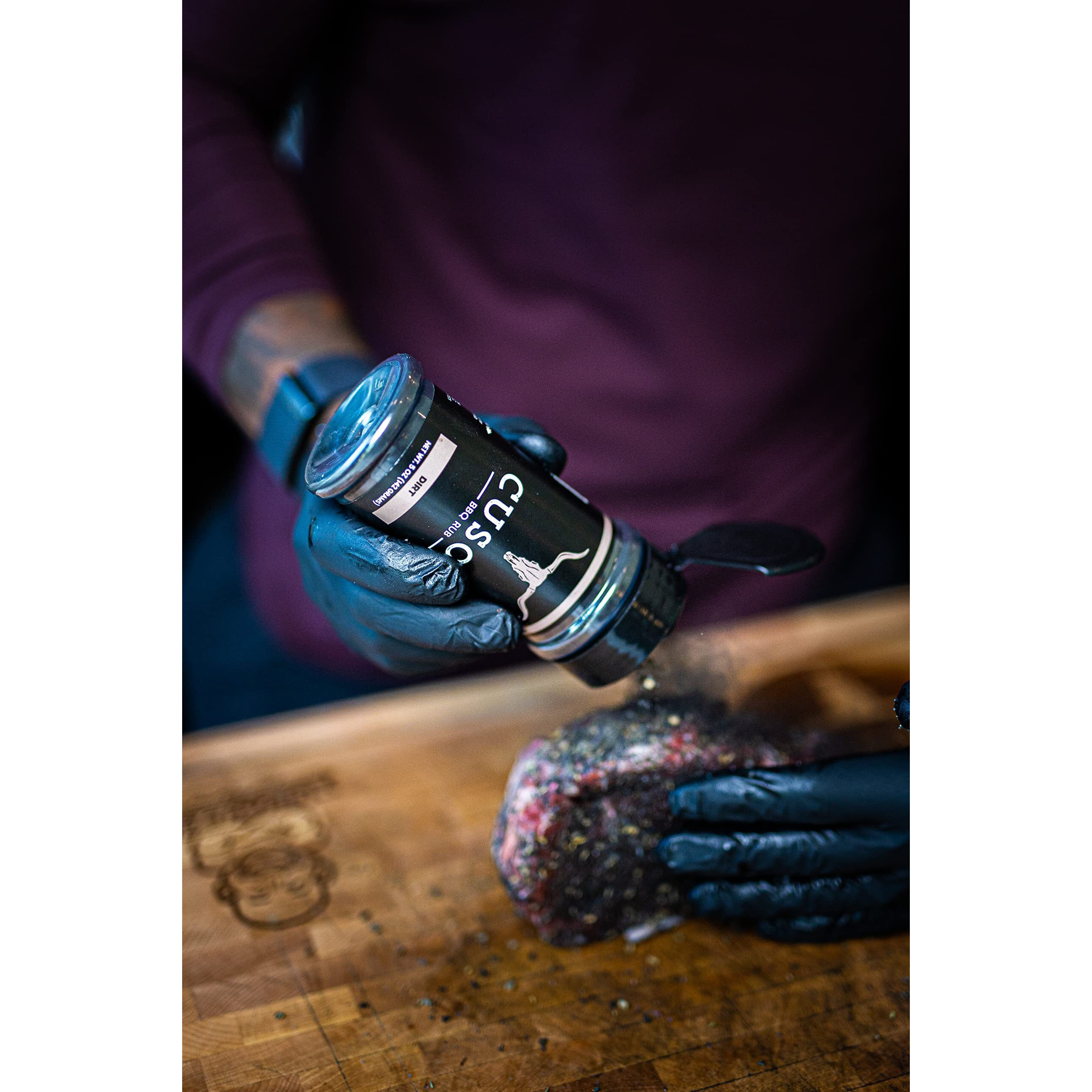 Cusos Dirt Seasoning - Great Tasting Steak Seasonings - Contains Activated Charcoal & Natural Ingredients - Best Bbq Rubs For Smoking - Bbq Seasoning Rub - 1 Count Bbq Rub Seasoning