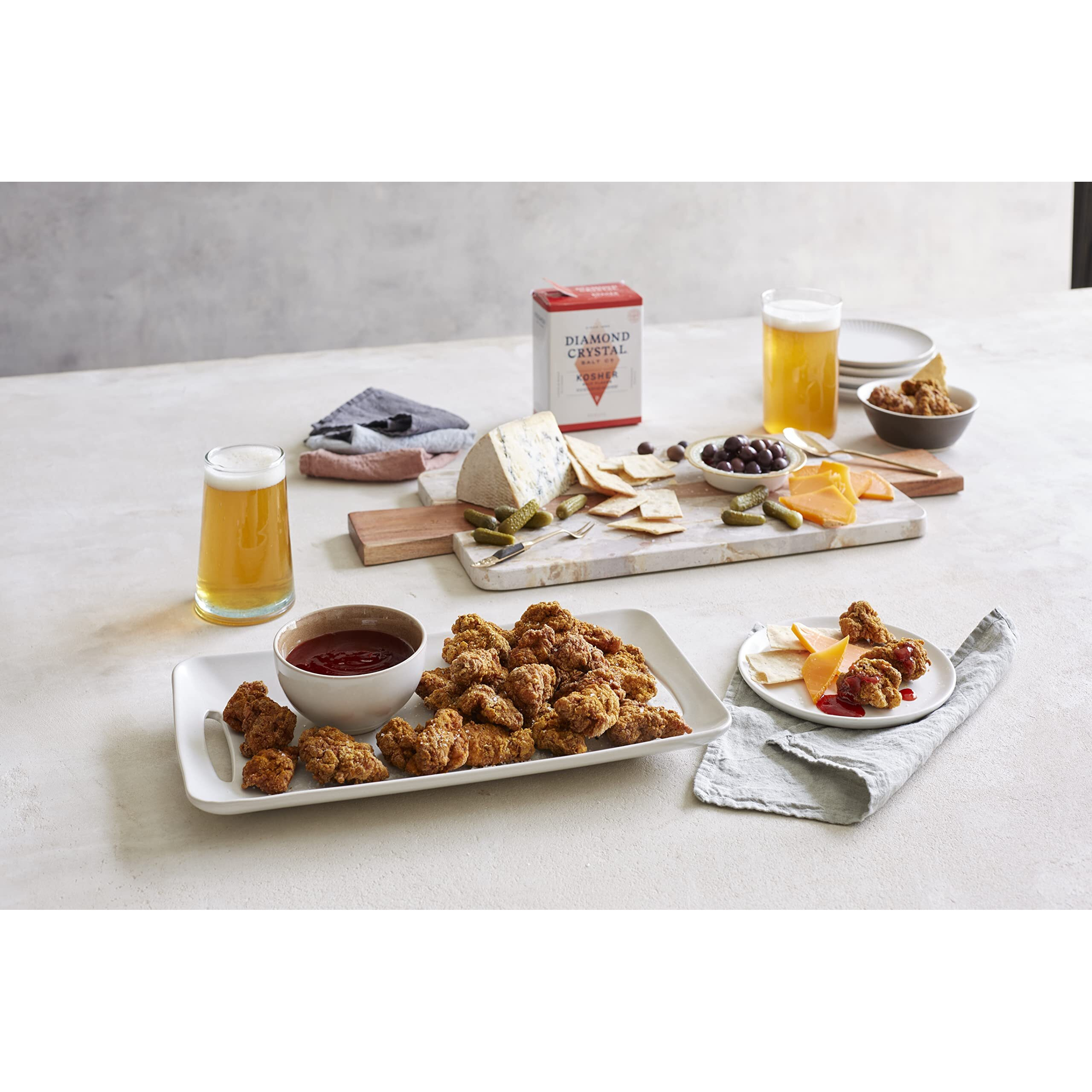 Diamond Crystal Kosher Salt - Full Flavor, No Additives And Less Sodium - Pure And Natural Since 1886 - 3 Pound (New Packaging)