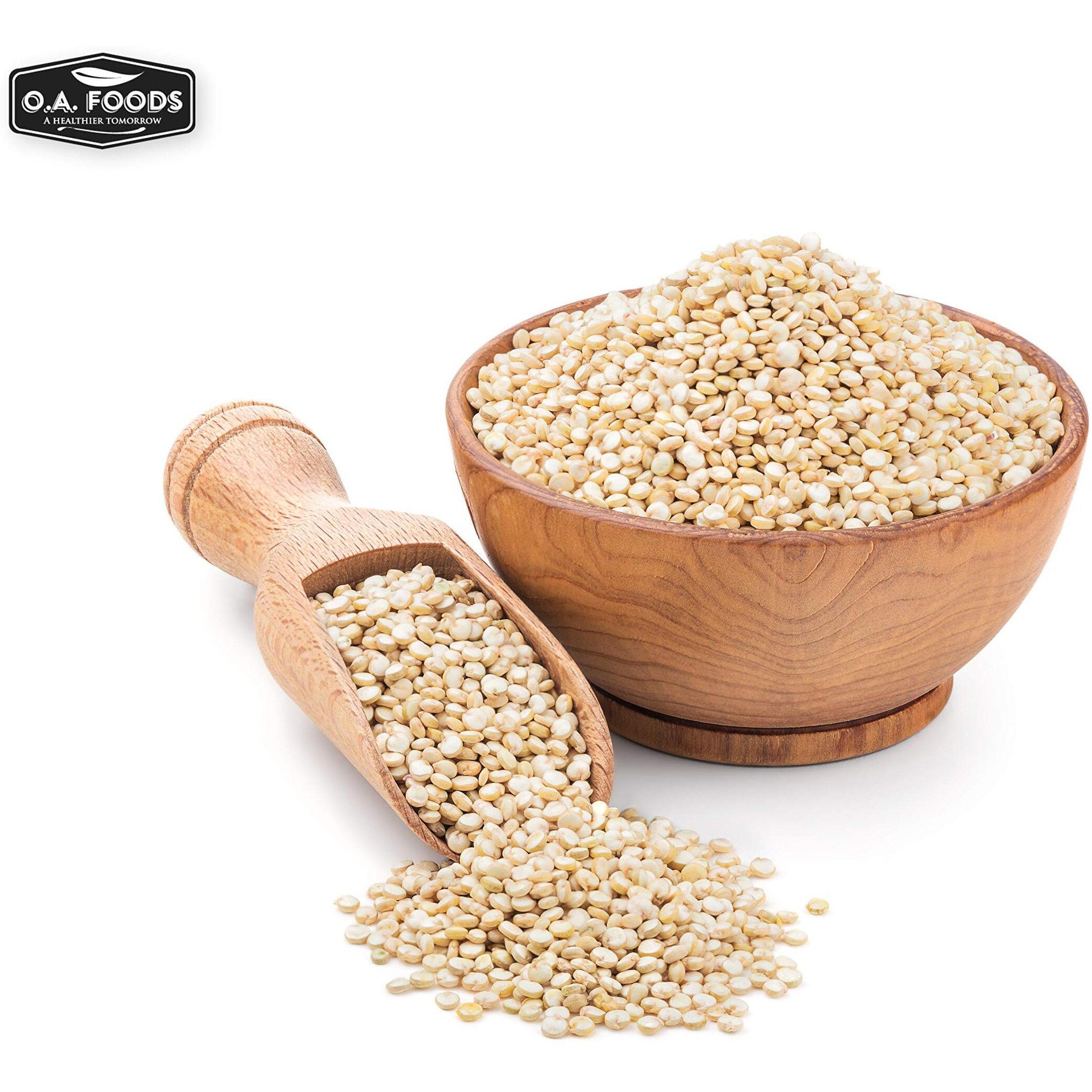 Royal Organic White Quinoa | Oa Quinoa Now Greenfit | Non-Gmo, Gluten-Free, Vegan, And Organic | Complete Protein, High Fiber, Low-Calorie White Quinoa | (25 Pound - Pack Of 1)