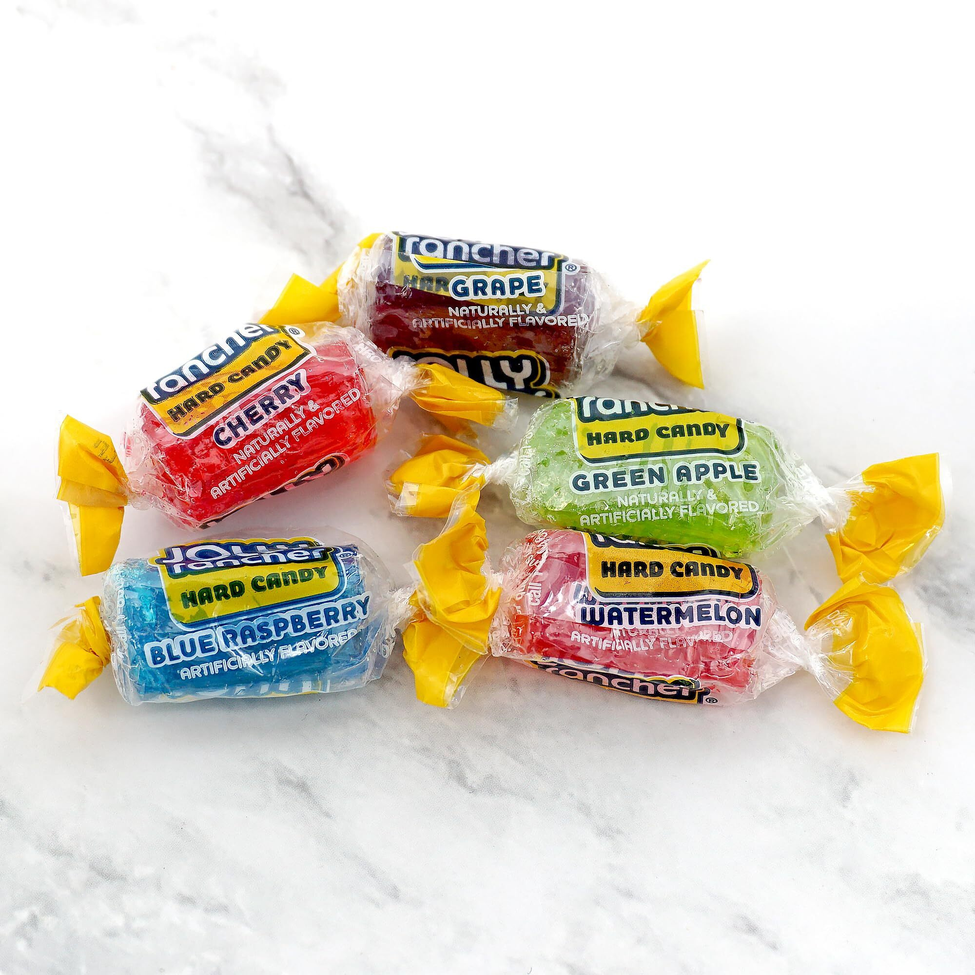 Jolly Ranchers Assorted Fruit Flavored Candy, 1Lb Bulk Bag (Approx 75 Pieces), Individually Wrapped Hard Candy, The Hampton Popcorn & Candy Company