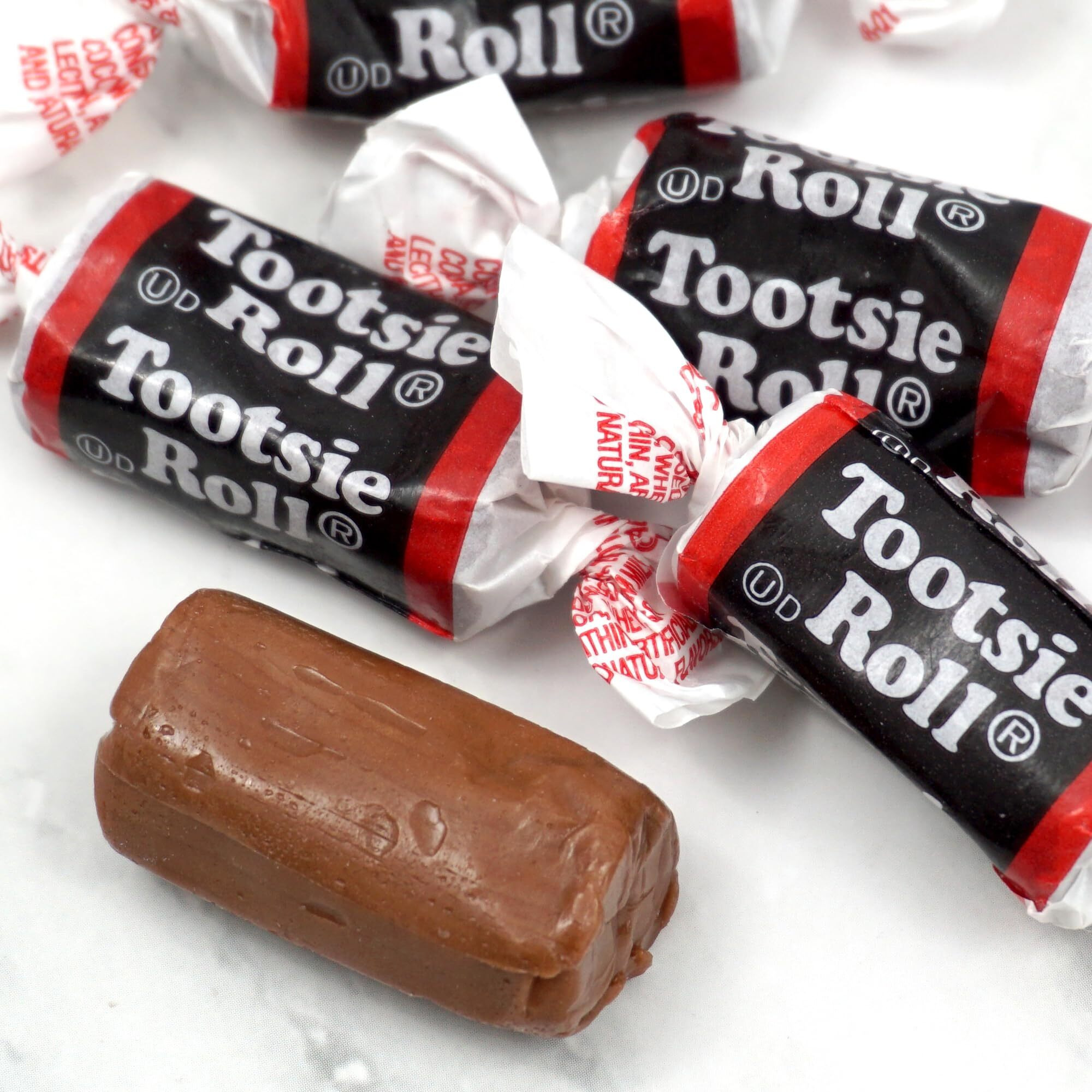 Tootsie Roll Midgees, 1Lb Bulk Bag (Approx. 70 Pieces), Mini Chewy Candy, Individually Wrapped Bulk Candy, Chocolate Candy, The Hampton Popcorn & Candy Company
