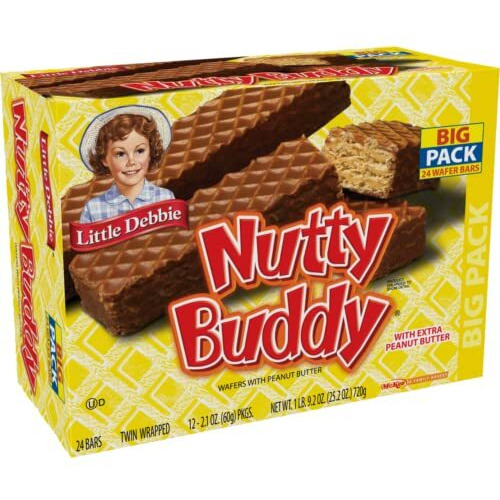 Little Debbie Nutty Bars Big Pack, 4 Boxes