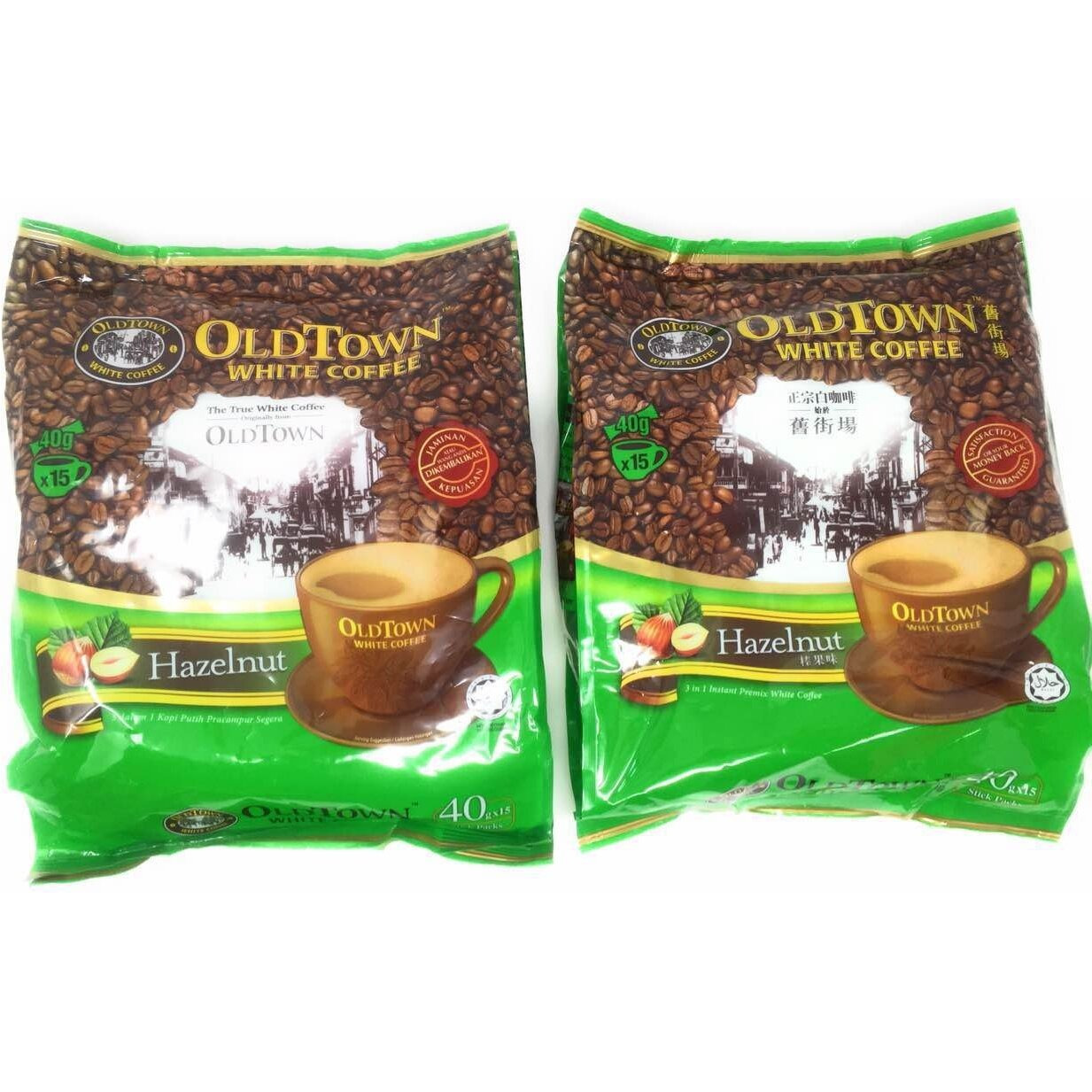 Old Town - White Cafe 3In1 Hazelnut 21.2 Oz (2 Pack)
